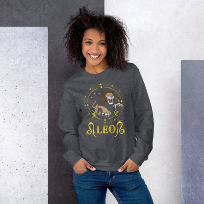 sternzeichen-lowe-unisex-pullover-pullover-jlr-design-13 - JLR Design