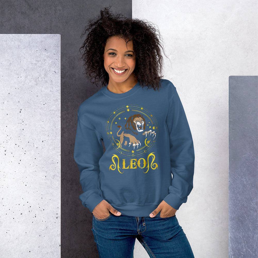 sternzeichen-lowe-unisex-pullover-pullover-jlr-design-16 - JLR Design