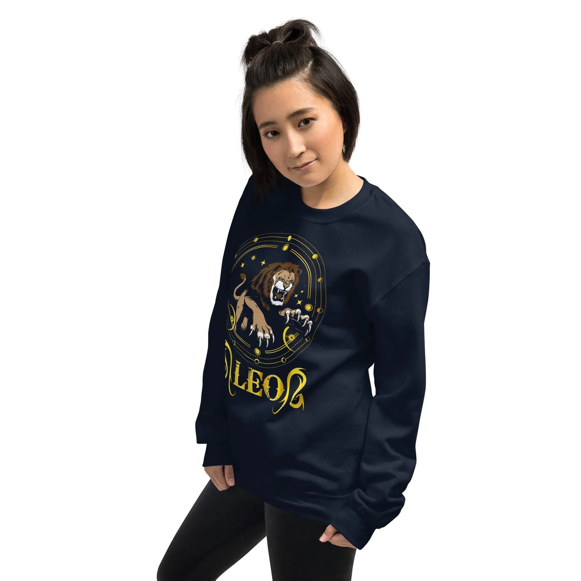 sternzeichen-lowe-unisex-pullover-pullover-jlr-design-6 - JLR Design