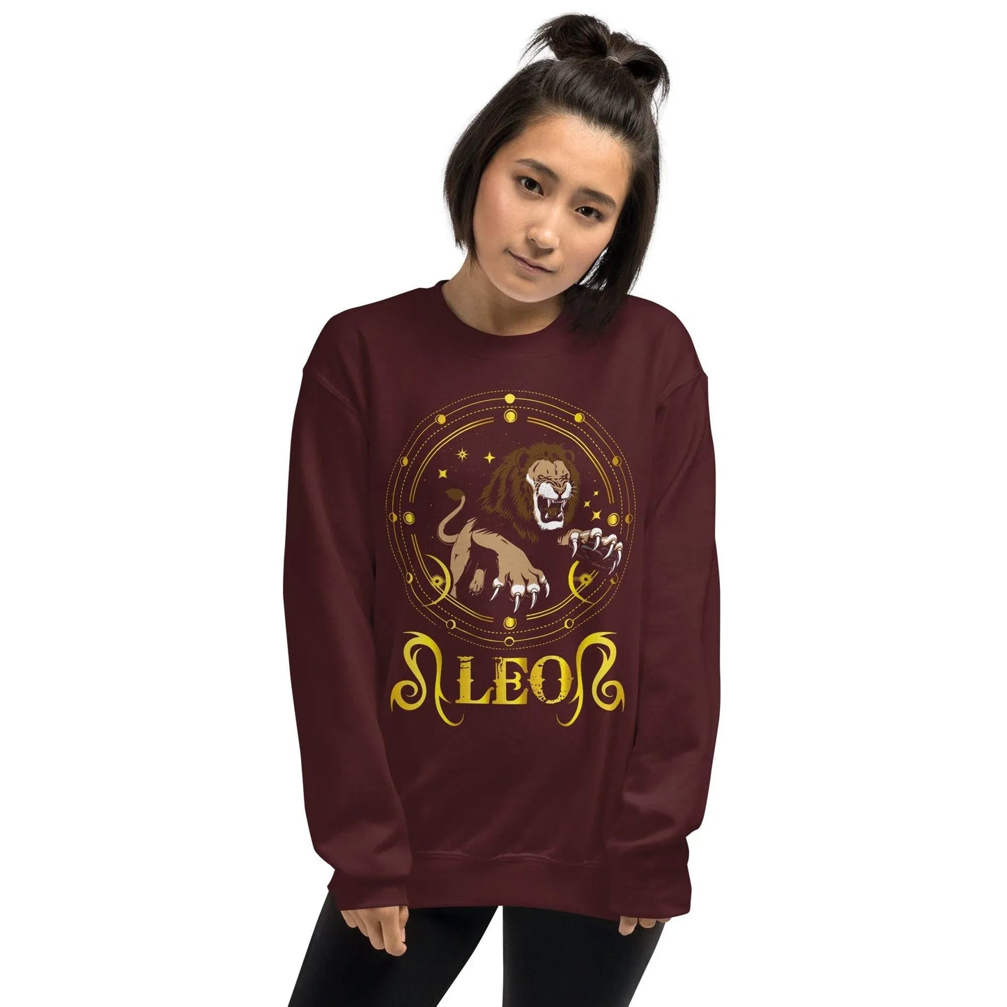 sternzeichen-lowe-unisex-pullover-pullover-jlr-design-7 - JLR Design