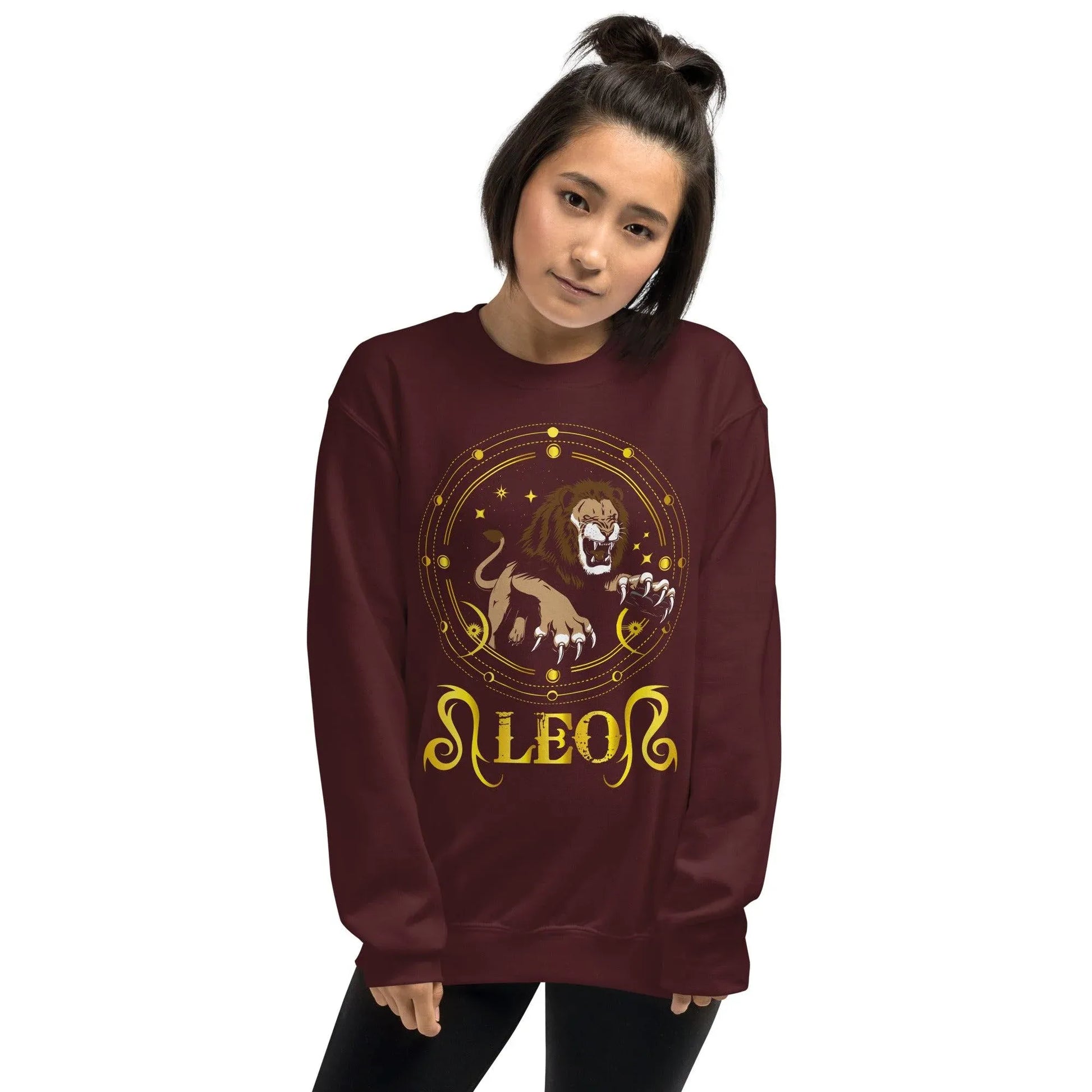 sternzeichen-lowe-unisex-pullover-pullover-jlr-design-7 - JLR Design