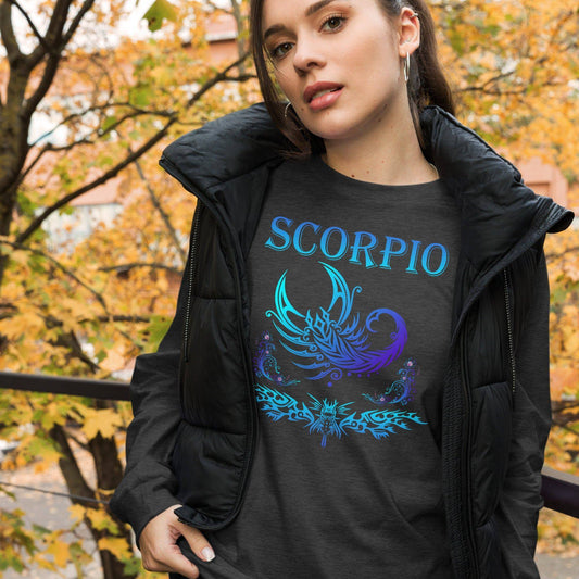 sternzeichen-skorpion-langarmshirt-langarmshirt-jlr-design-1 - JLR Design