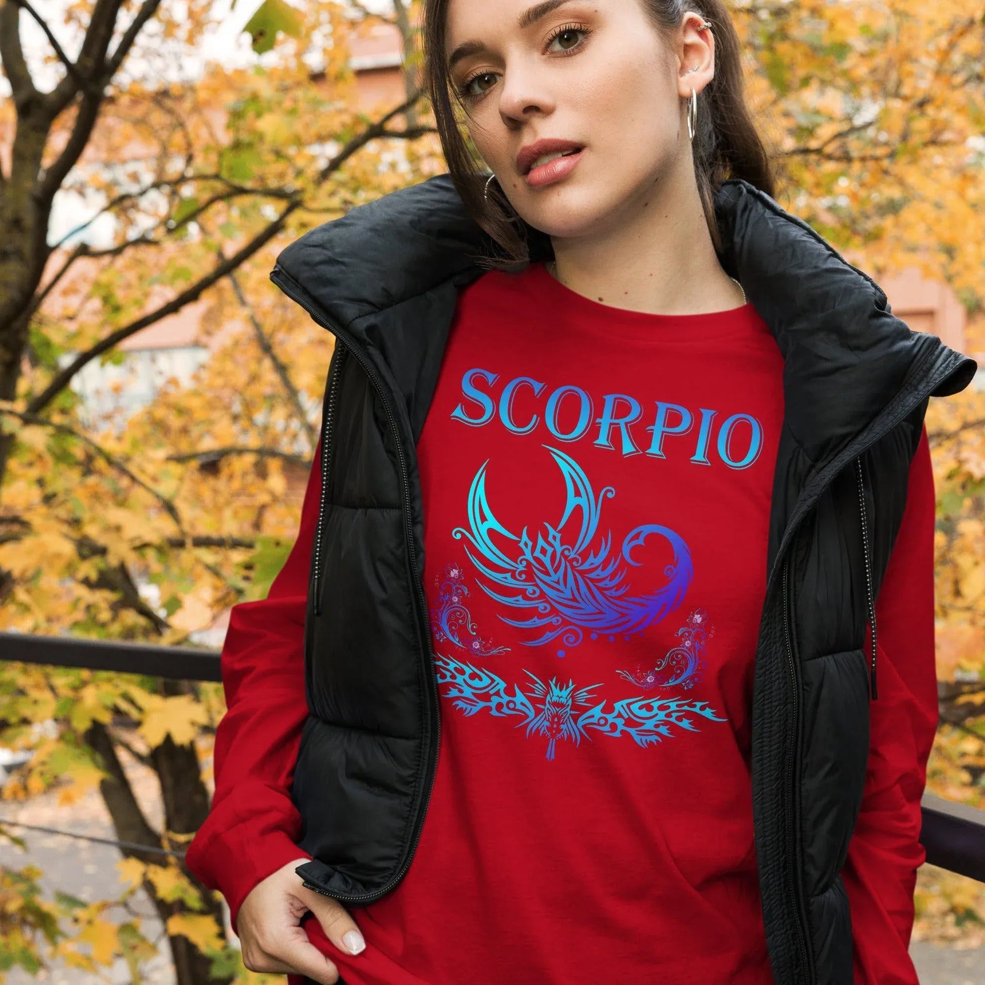 sternzeichen-skorpion-langarmshirt-langarmshirt-jlr-design-11 - JLR Design