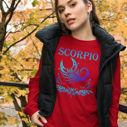 sternzeichen-skorpion-langarmshirt-langarmshirt-jlr-design-11 - JLR Design