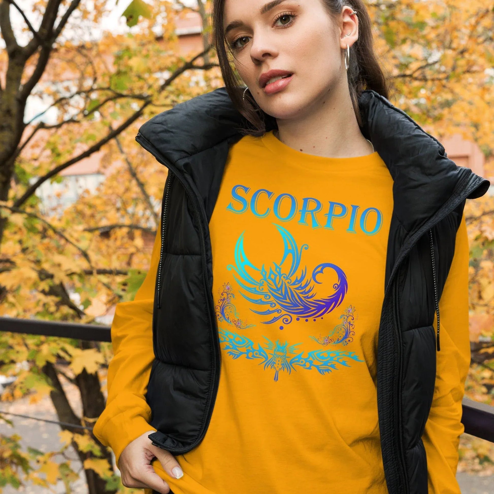 sternzeichen-skorpion-langarmshirt-langarmshirt-jlr-design-22 - JLR Design