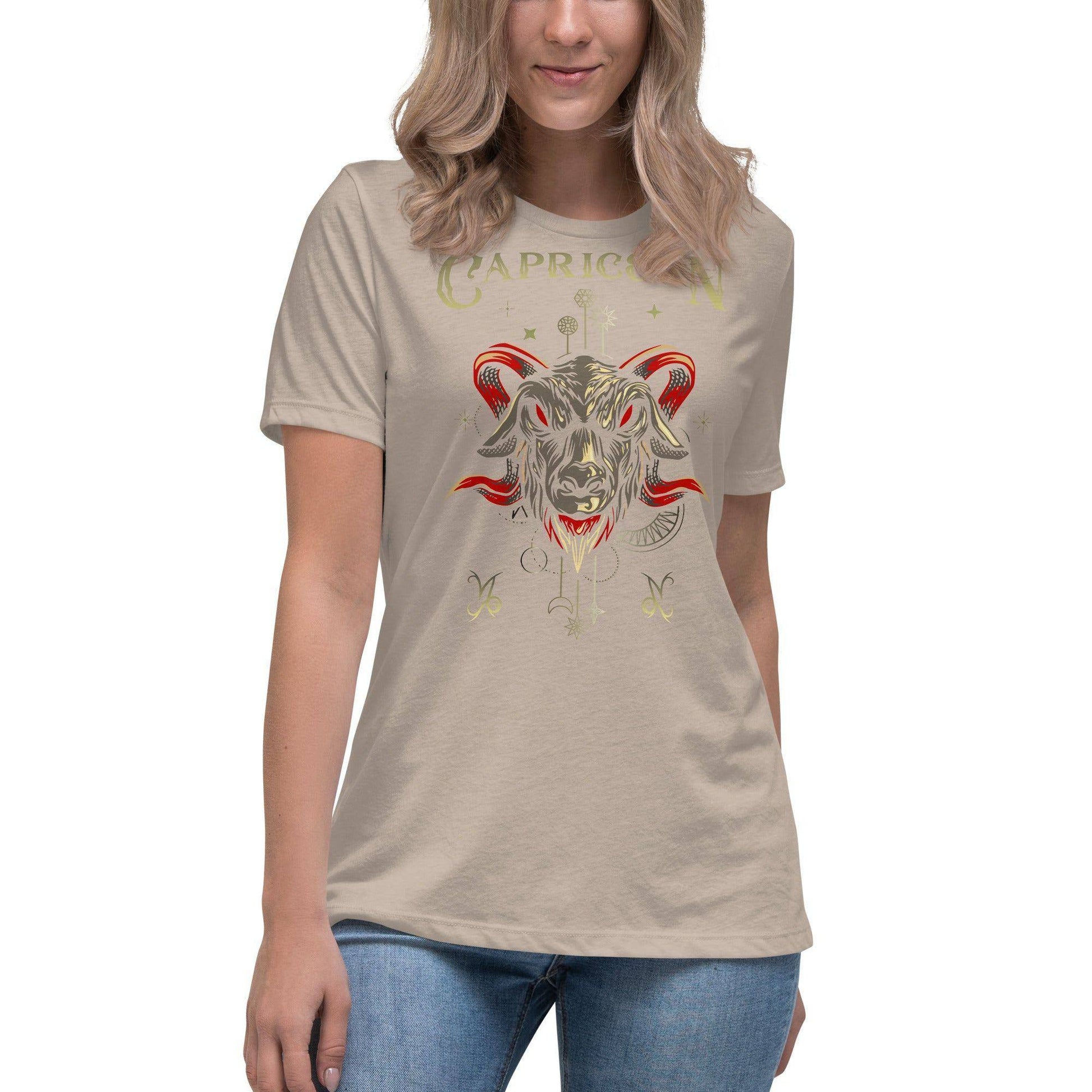 sternzeichen-steinbock-damen-t-shirt-t-shirt-jlr-design-10 - JLR Design