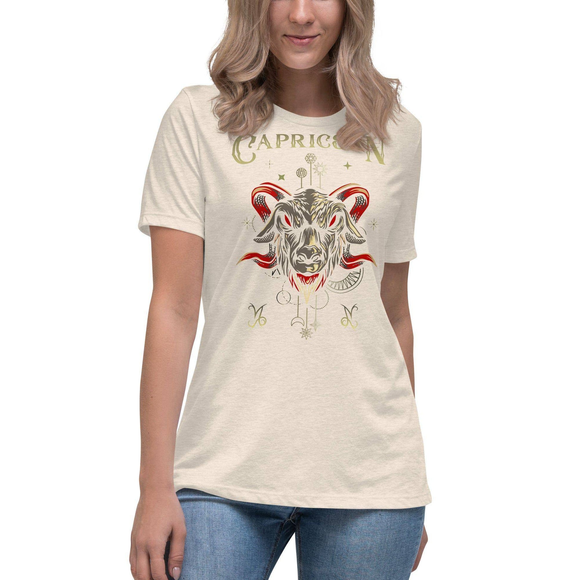 sternzeichen-steinbock-damen-t-shirt-t-shirt-jlr-design-13 - JLR Design