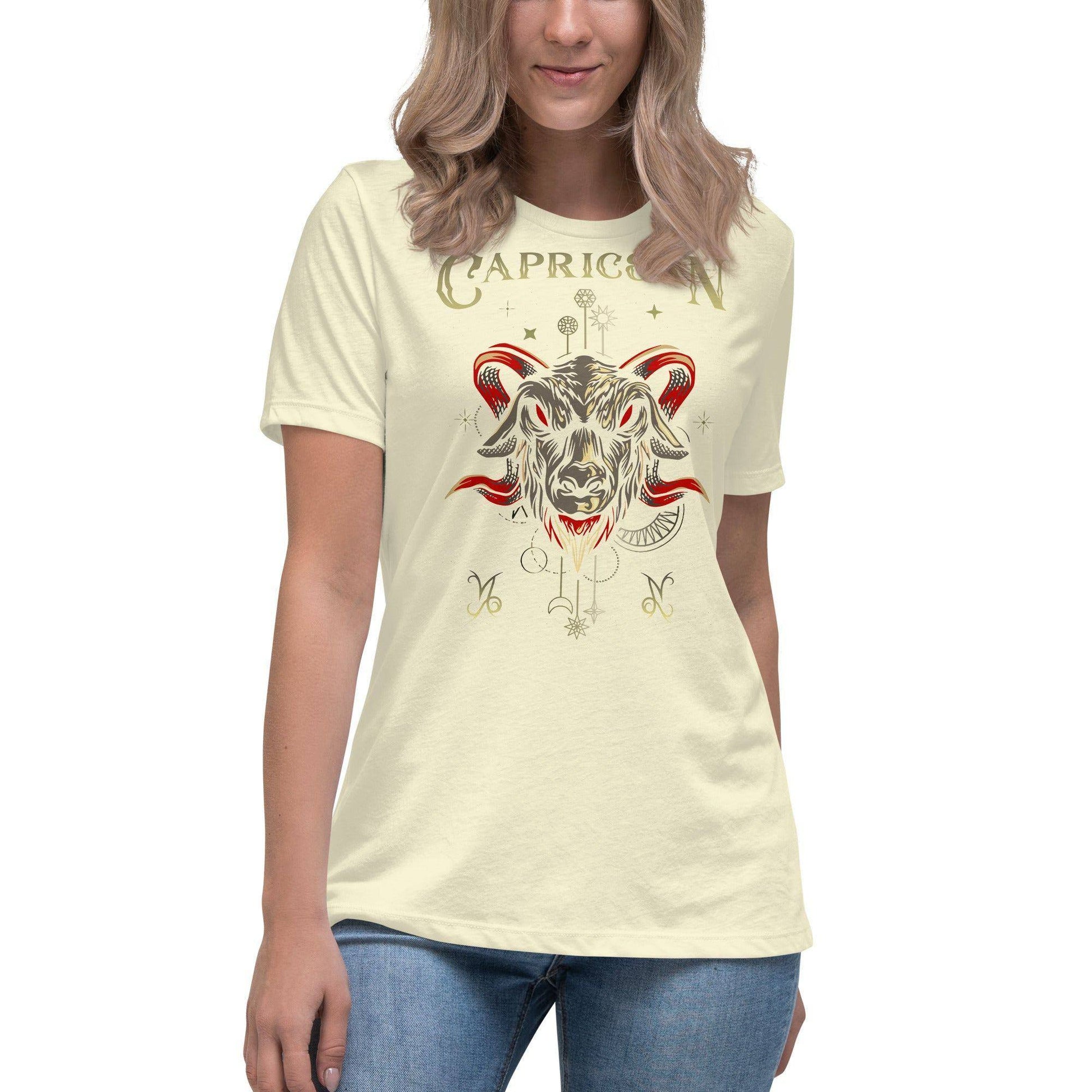 sternzeichen-steinbock-damen-t-shirt-t-shirt-jlr-design-14 - JLR Design