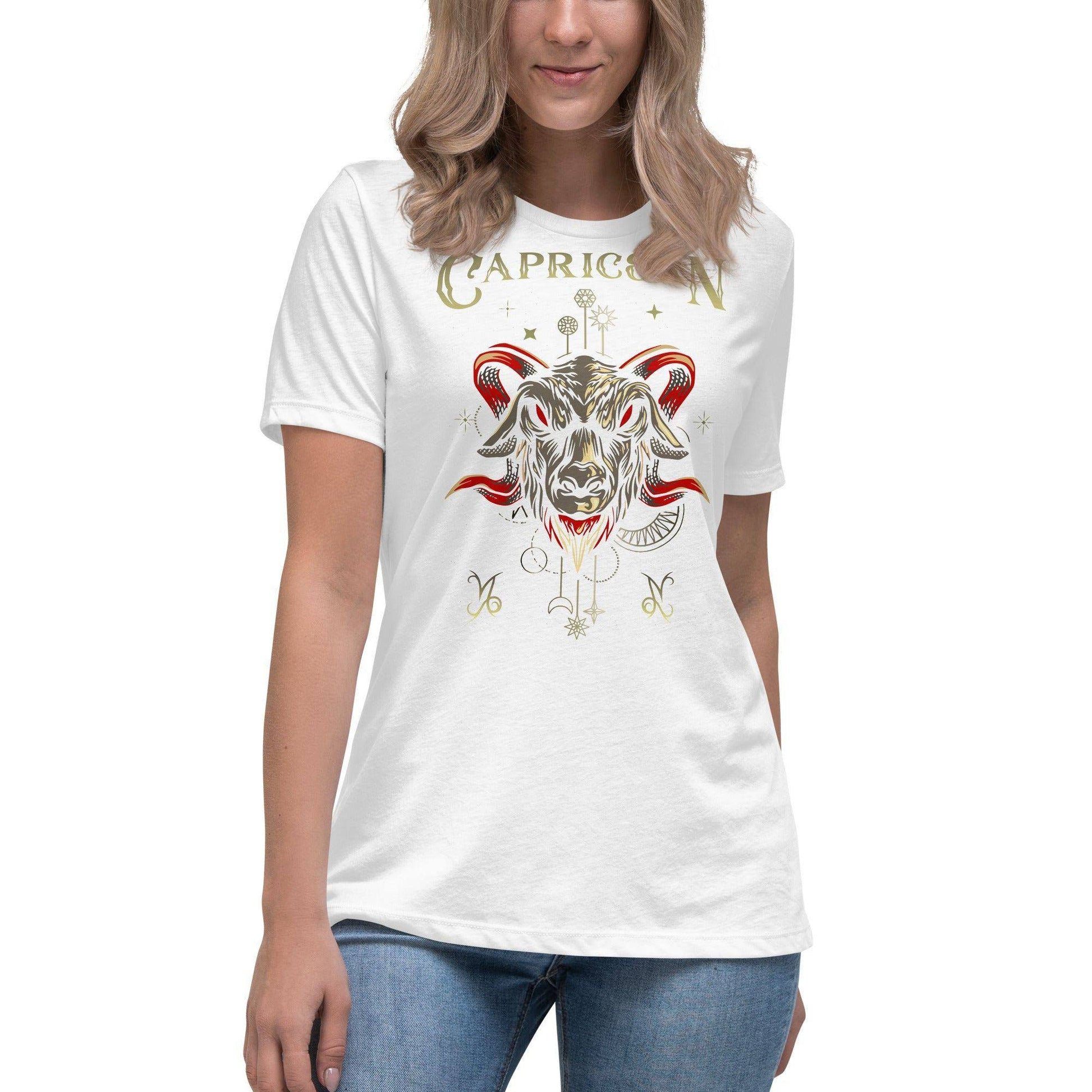 sternzeichen-steinbock-damen-t-shirt-t-shirt-jlr-design-15 - JLR Design
