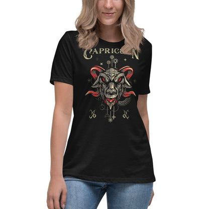 sternzeichen-steinbock-damen-t-shirt-t-shirt-jlr-design-3 - JLR Design