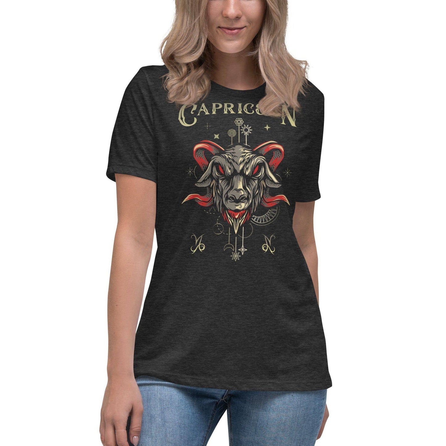 sternzeichen-steinbock-damen-t-shirt-t-shirt-jlr-design-4 - JLR Design