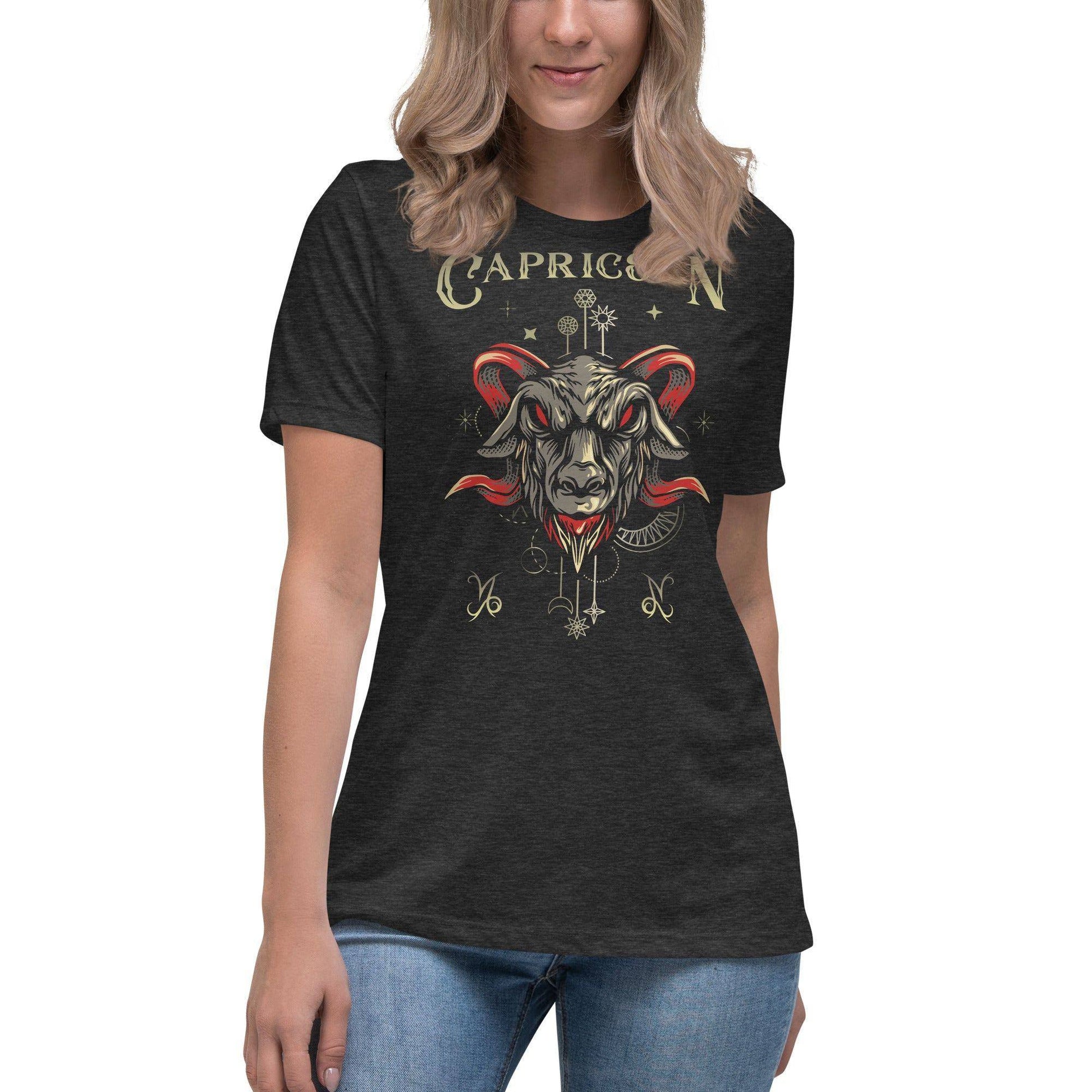 sternzeichen-steinbock-damen-t-shirt-t-shirt-jlr-design-4 - JLR Design