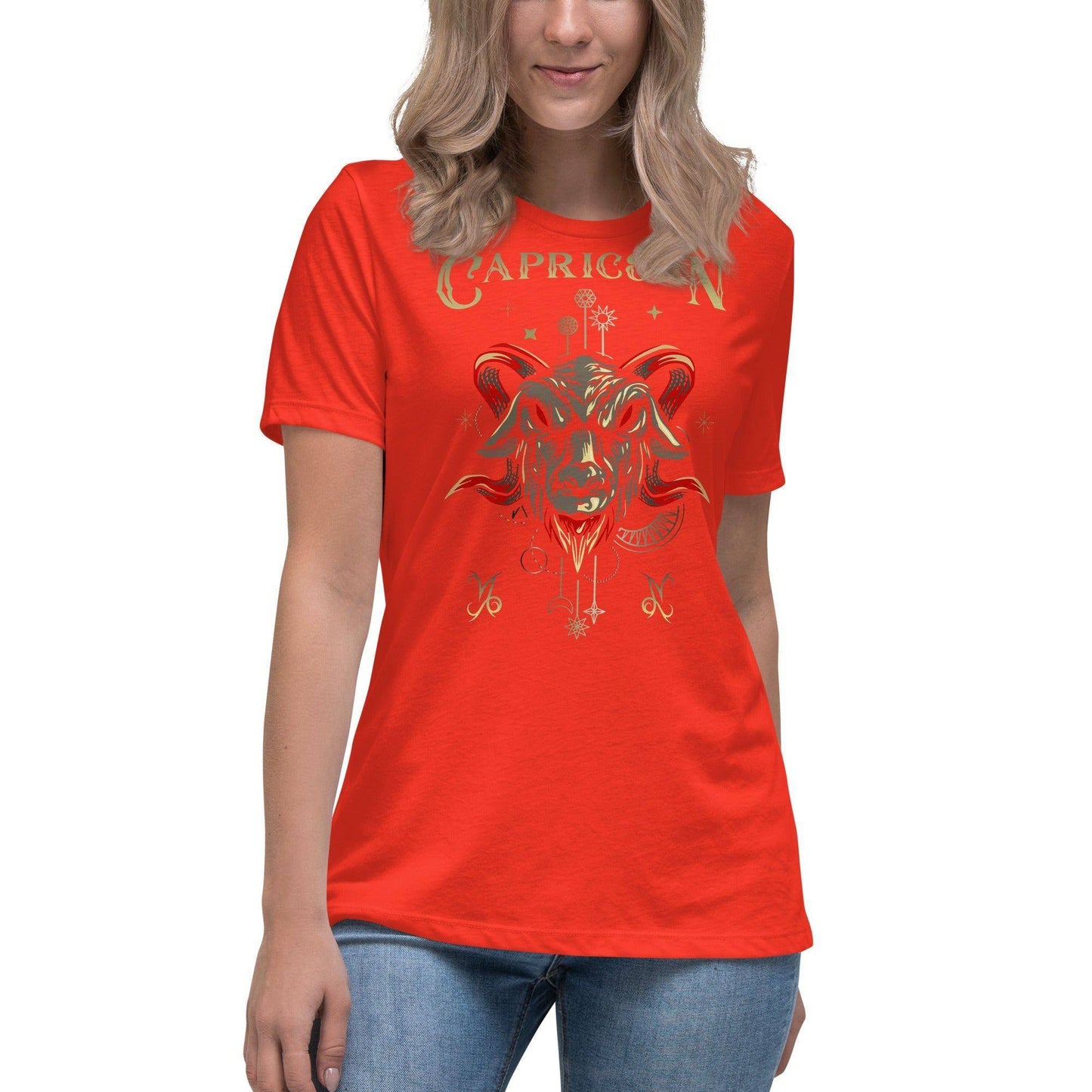 sternzeichen-steinbock-damen-t-shirt-t-shirt-jlr-design-5 - JLR Design