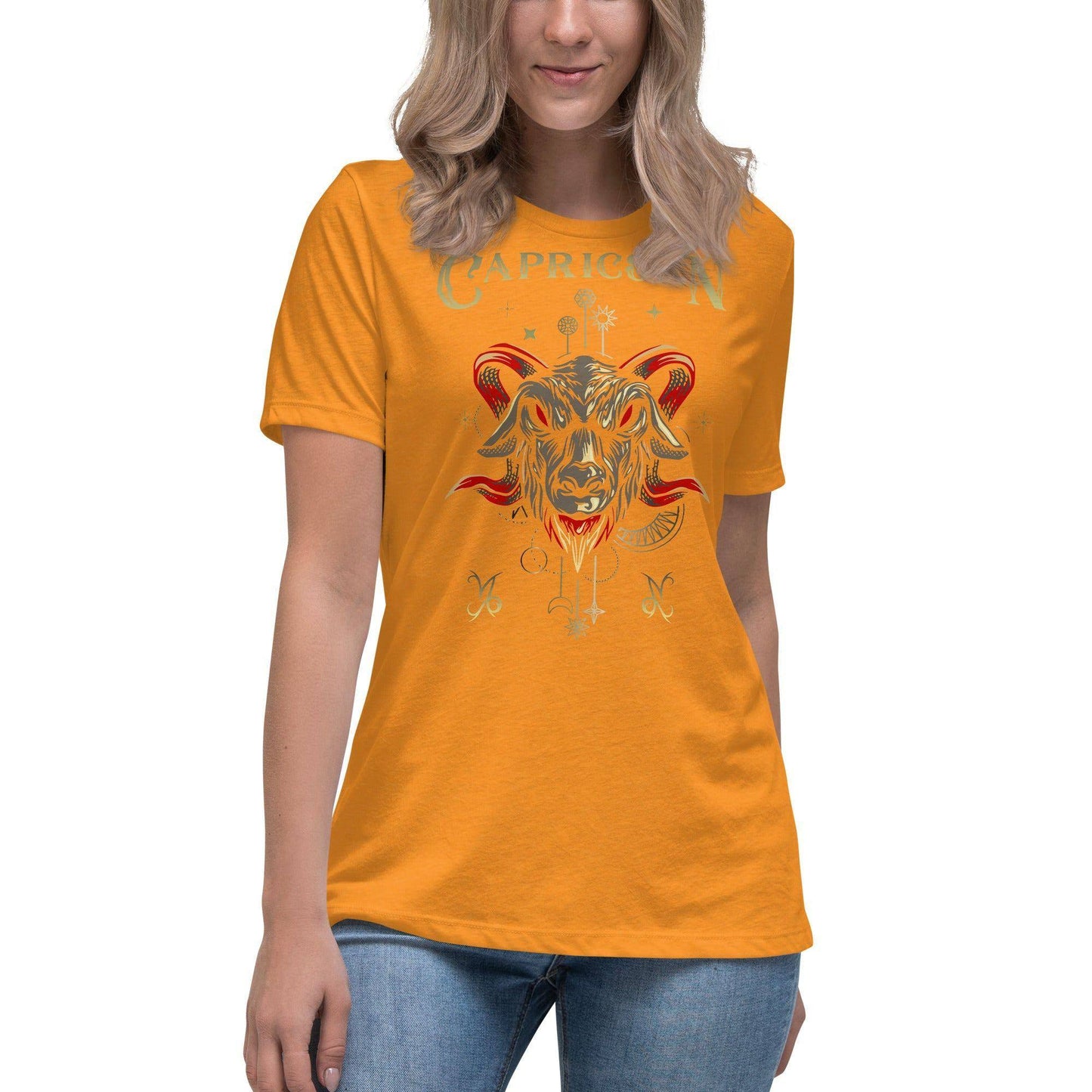 sternzeichen-steinbock-damen-t-shirt-t-shirt-jlr-design-8 - JLR Design