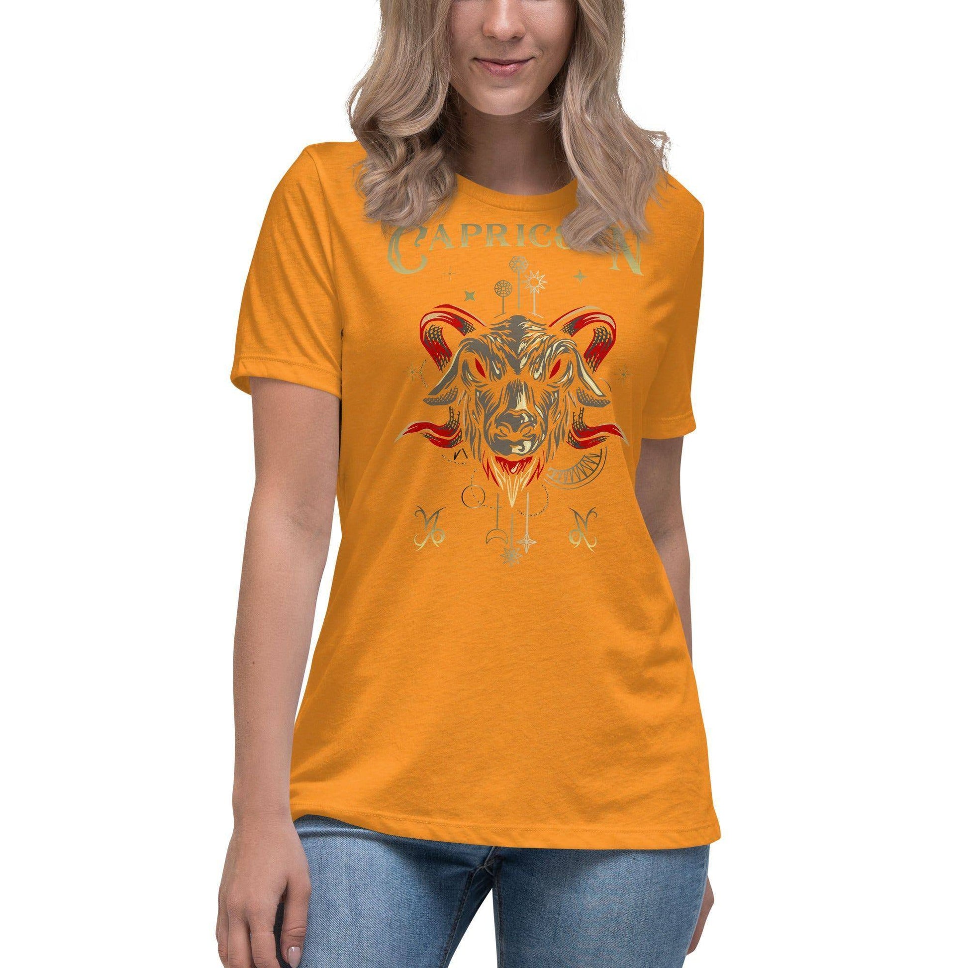 sternzeichen-steinbock-damen-t-shirt-t-shirt-jlr-design-8 - JLR Design
