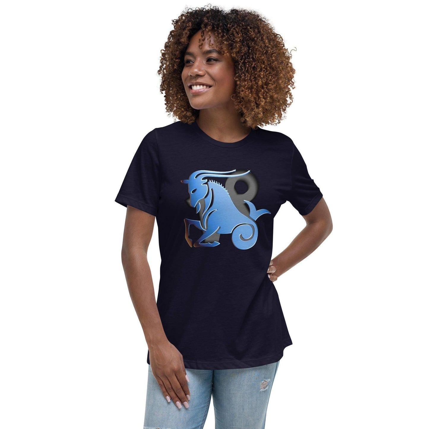 sternzeichen-steinbock-damen-t-shirt-t-shirt-jlr-design-82822 - JLR Design