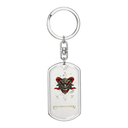 sternzeichen-steinbock-dog-tag-schlusselanhanger-jewelry-jlr-design-1 - JLR Design