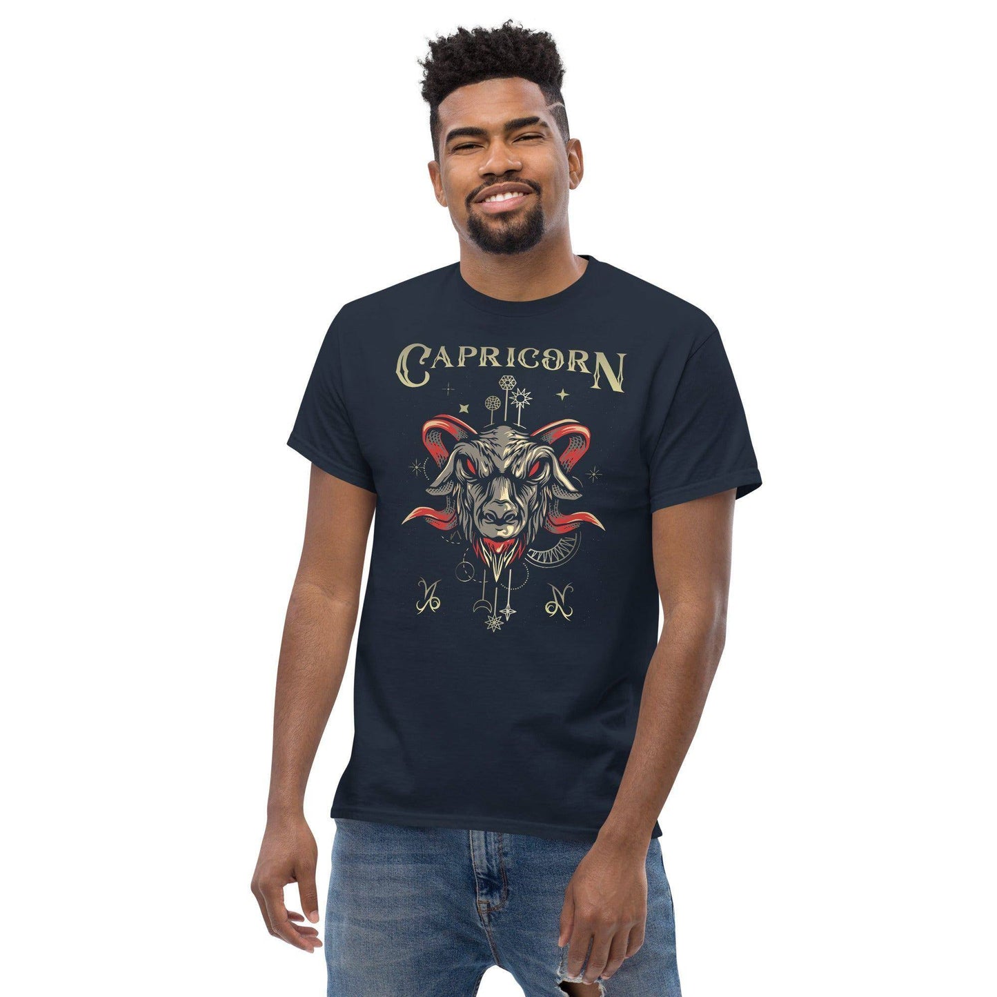 sternzeichen-steinbock-herren-t-shirt-t-shirt-jlr-design-1 - JLR Design