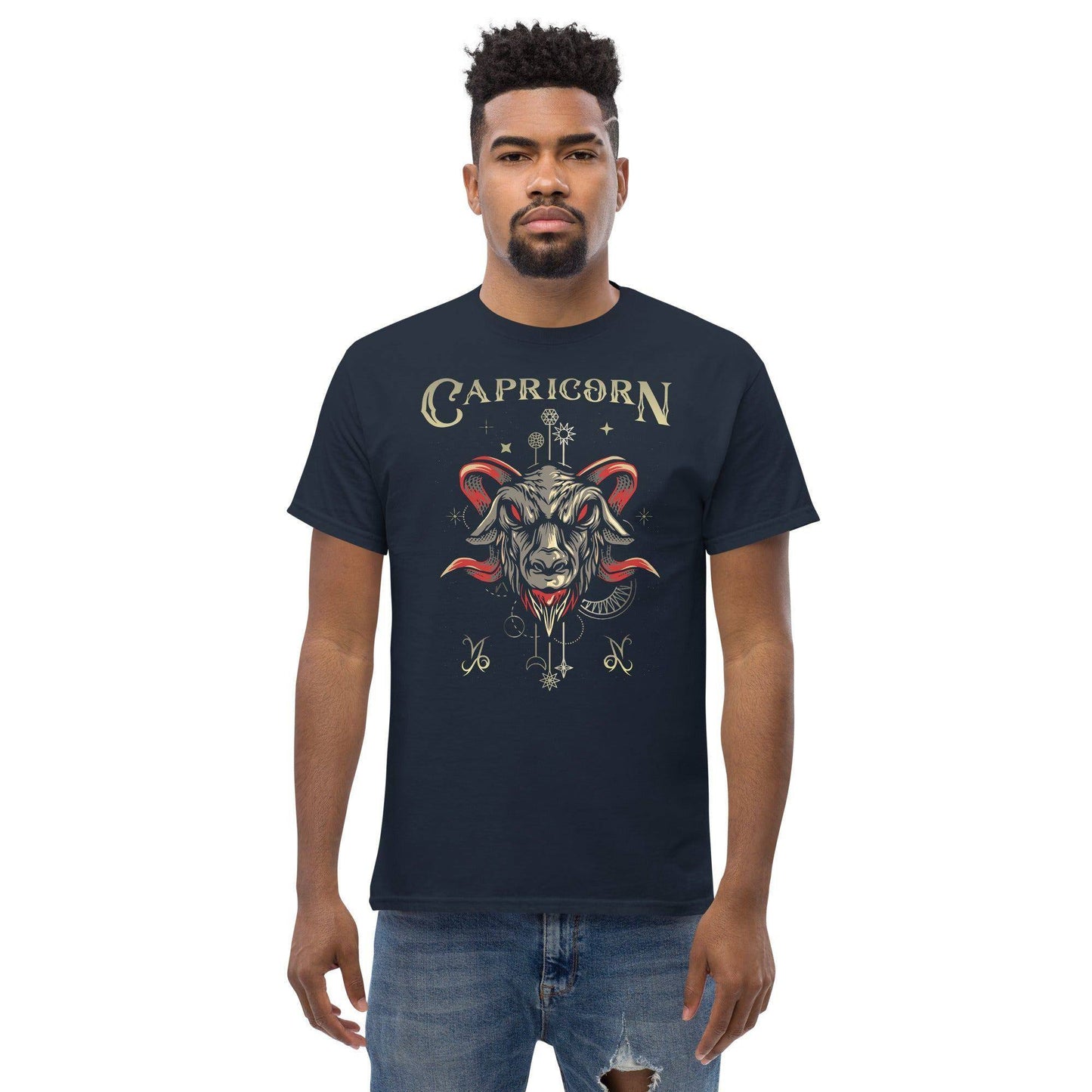 sternzeichen-steinbock-herren-t-shirt-t-shirt-jlr-design-10 - JLR Design