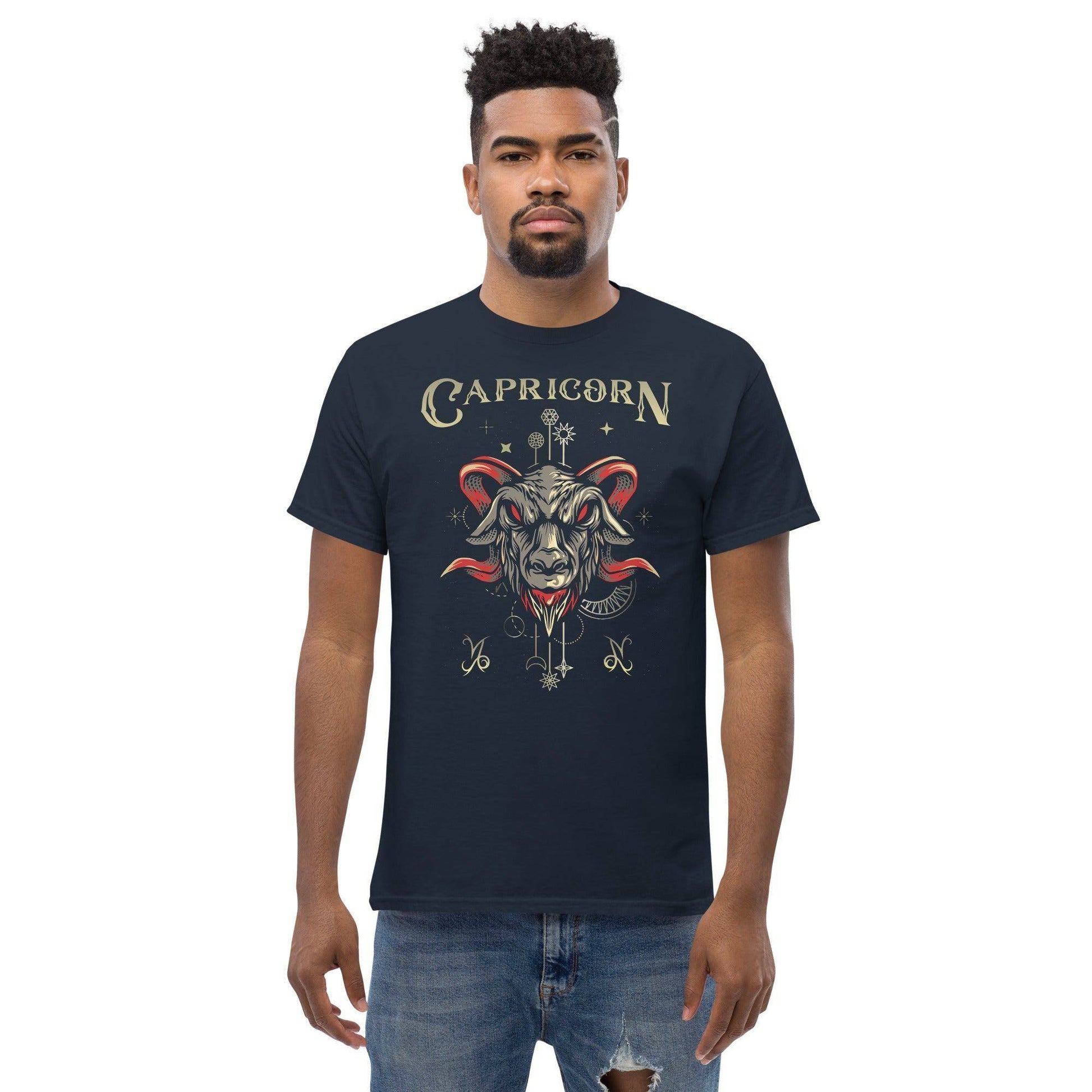 sternzeichen-steinbock-herren-t-shirt-t-shirt-jlr-design-10 - JLR Design