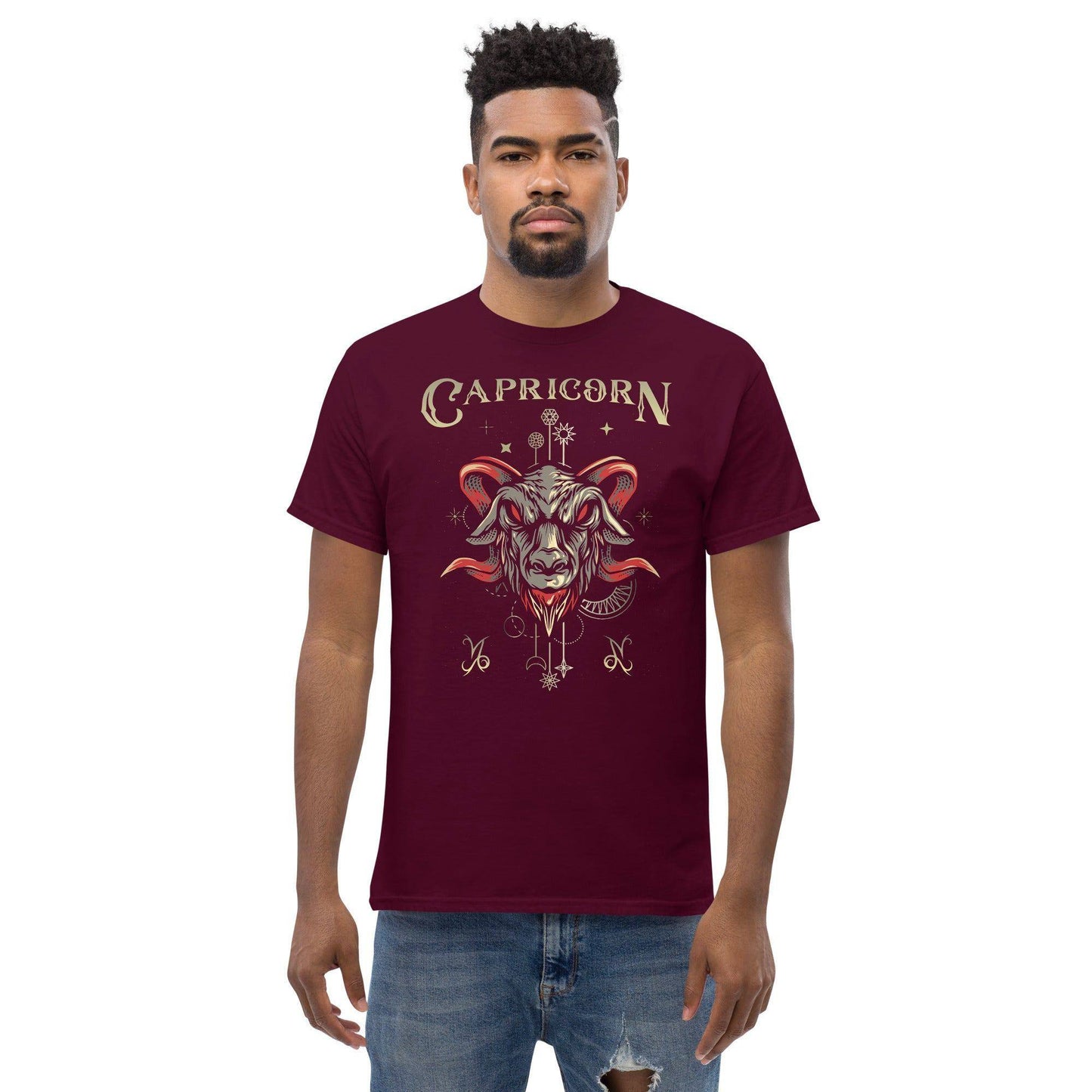 sternzeichen-steinbock-herren-t-shirt-t-shirt-jlr-design-2 - JLR Design