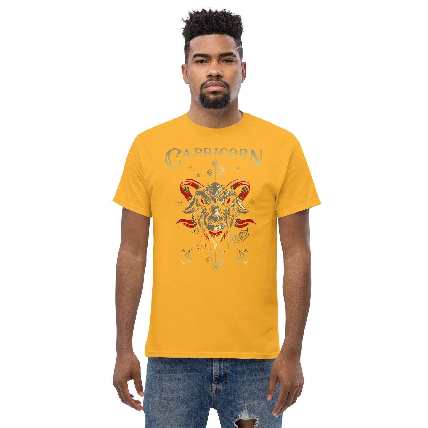 sternzeichen-steinbock-herren-t-shirt-t-shirt-jlr-design-33 - JLR Design