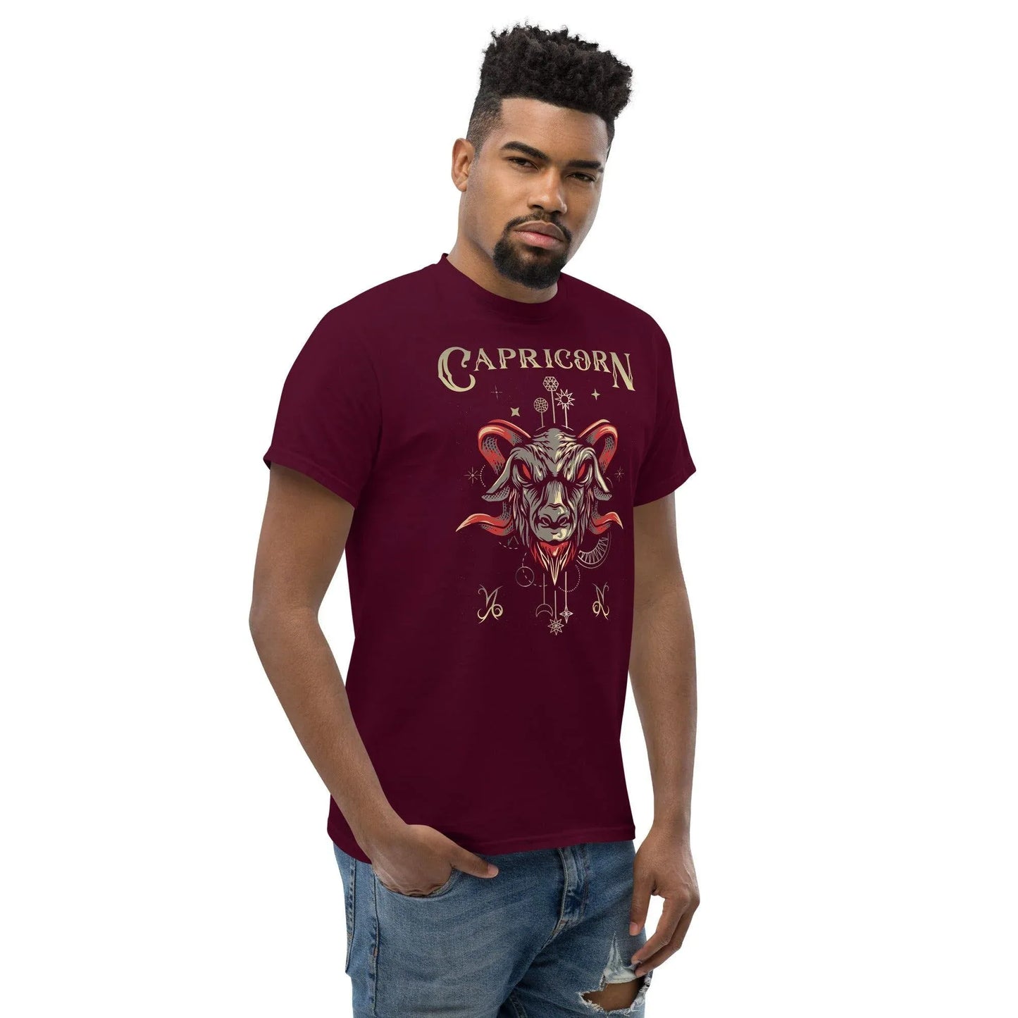 sternzeichen-steinbock-herren-t-shirt-t-shirt-jlr-design-5 - JLR Design