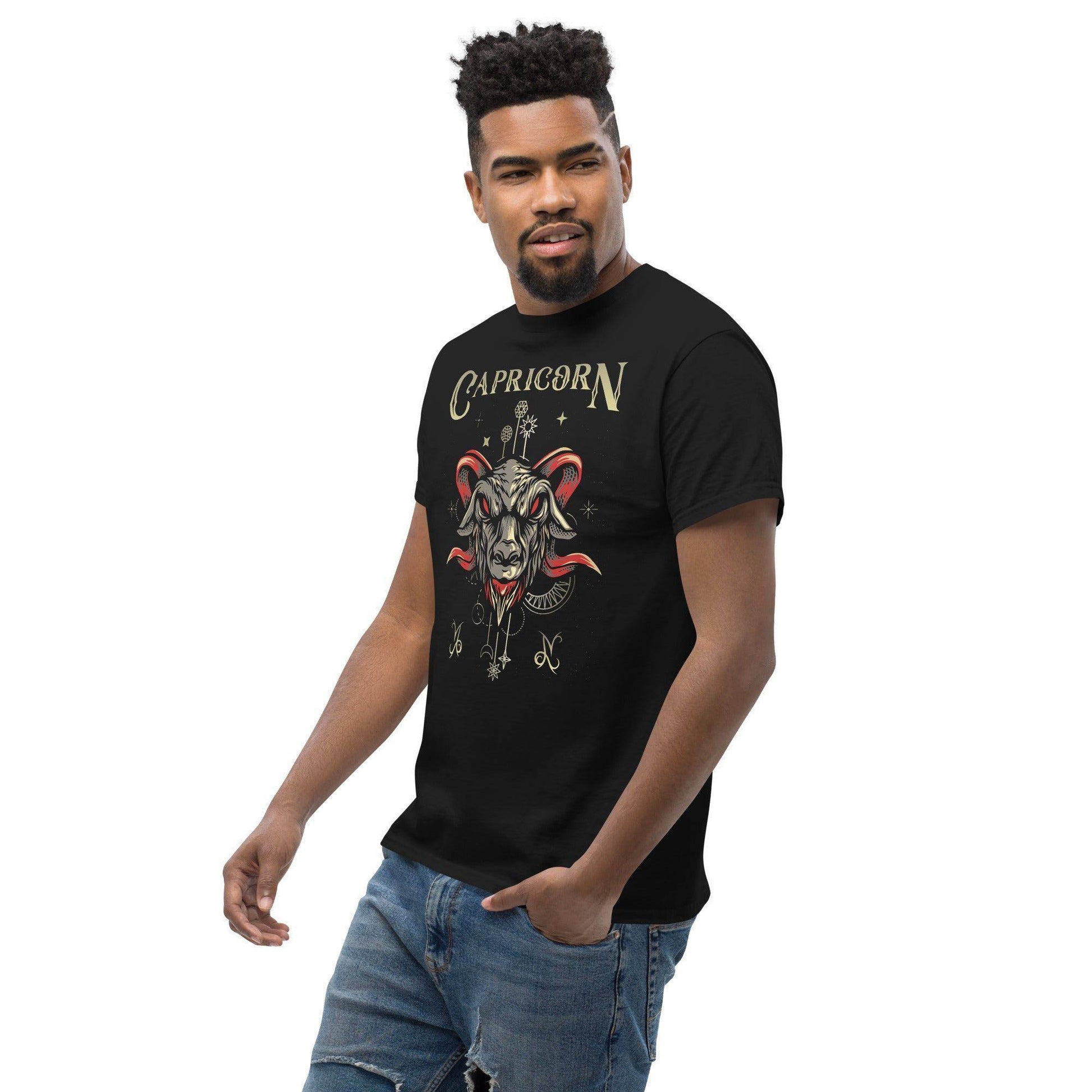 sternzeichen-steinbock-herren-t-shirt-t-shirt-jlr-design-8 - JLR Design
