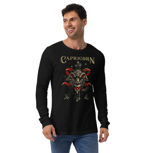sternzeichen-steinbock-unisex-langarmshirt-langarmshirt-jlr-design-1 - JLR Design
