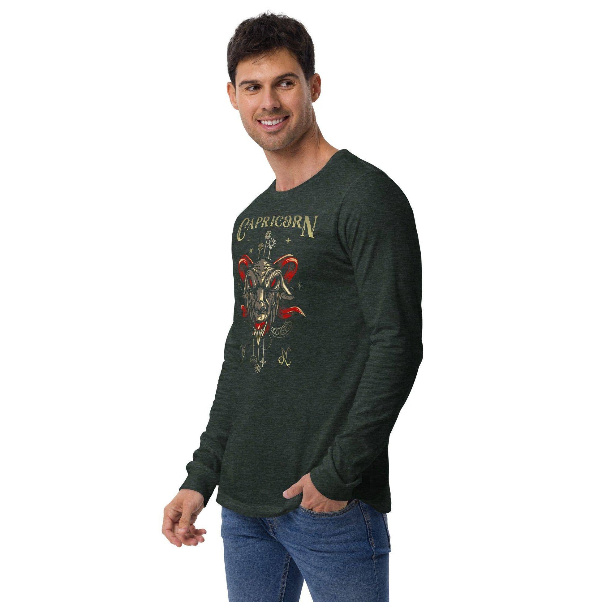 sternzeichen-steinbock-unisex-langarmshirt-langarmshirt-jlr-design-12 - JLR Design