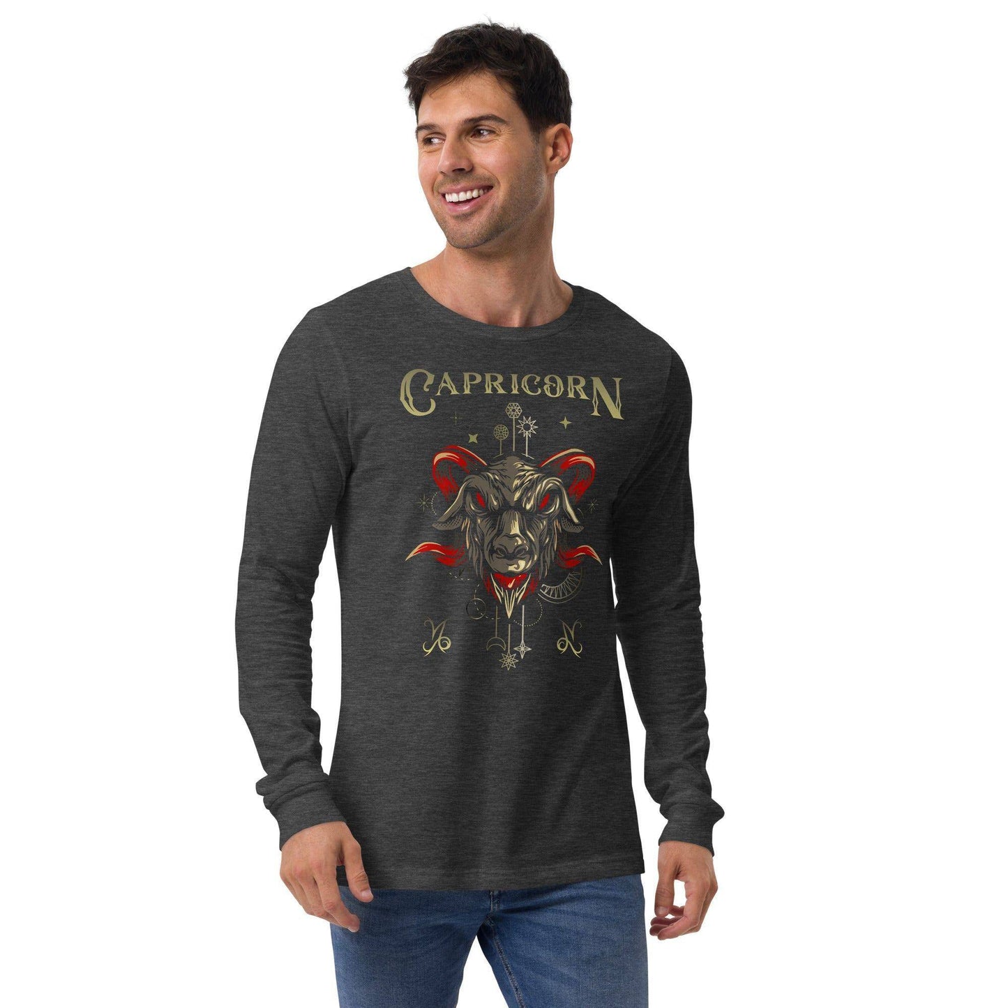 sternzeichen-steinbock-unisex-langarmshirt-langarmshirt-jlr-design-13 - JLR Design
