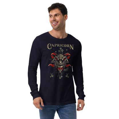 sternzeichen-steinbock-unisex-langarmshirt-langarmshirt-jlr-design-5 - JLR Design
