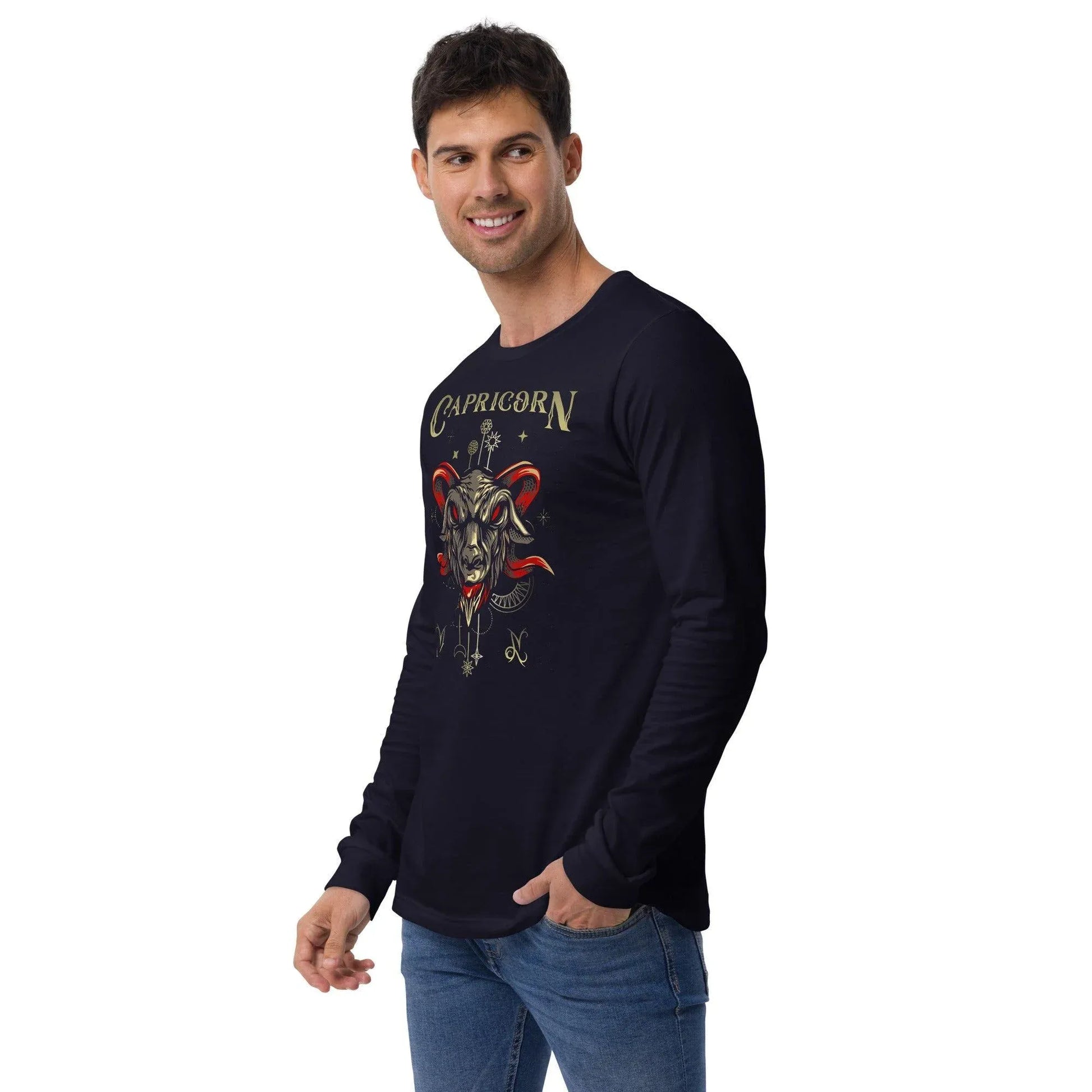 sternzeichen-steinbock-unisex-langarmshirt-langarmshirt-jlr-design-6 - JLR Design