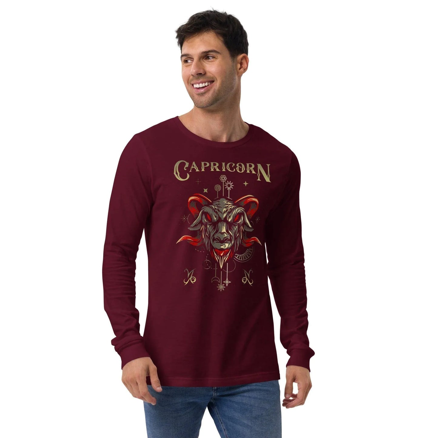 sternzeichen-steinbock-unisex-langarmshirt-langarmshirt-jlr-design-7 - JLR Design