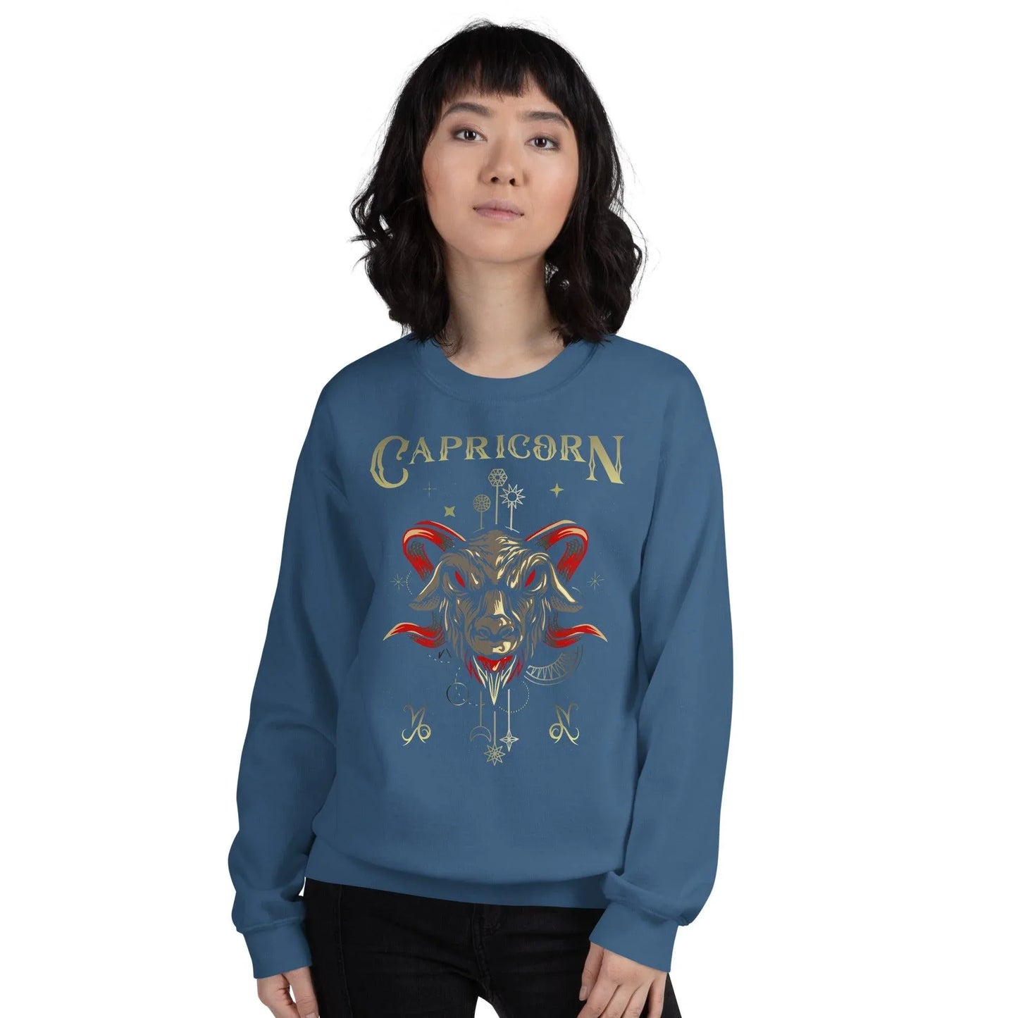 sternzeichen-steinbock-unisex-pullover-pullover-jlr-design-16 - JLR Design