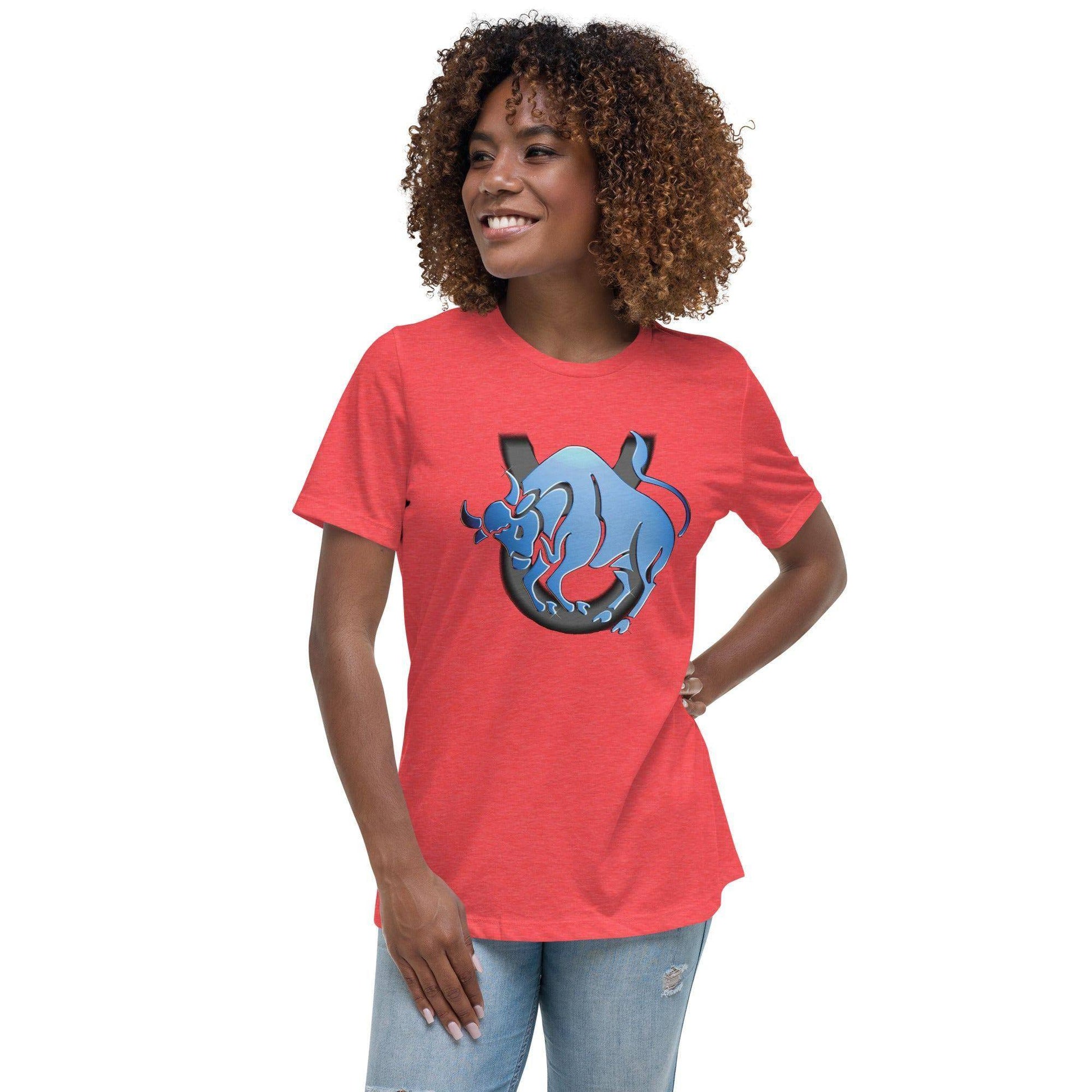 sternzeichen-stier-damen-t-shirt-t-shirt-jlr-design-90685 - JLR Design