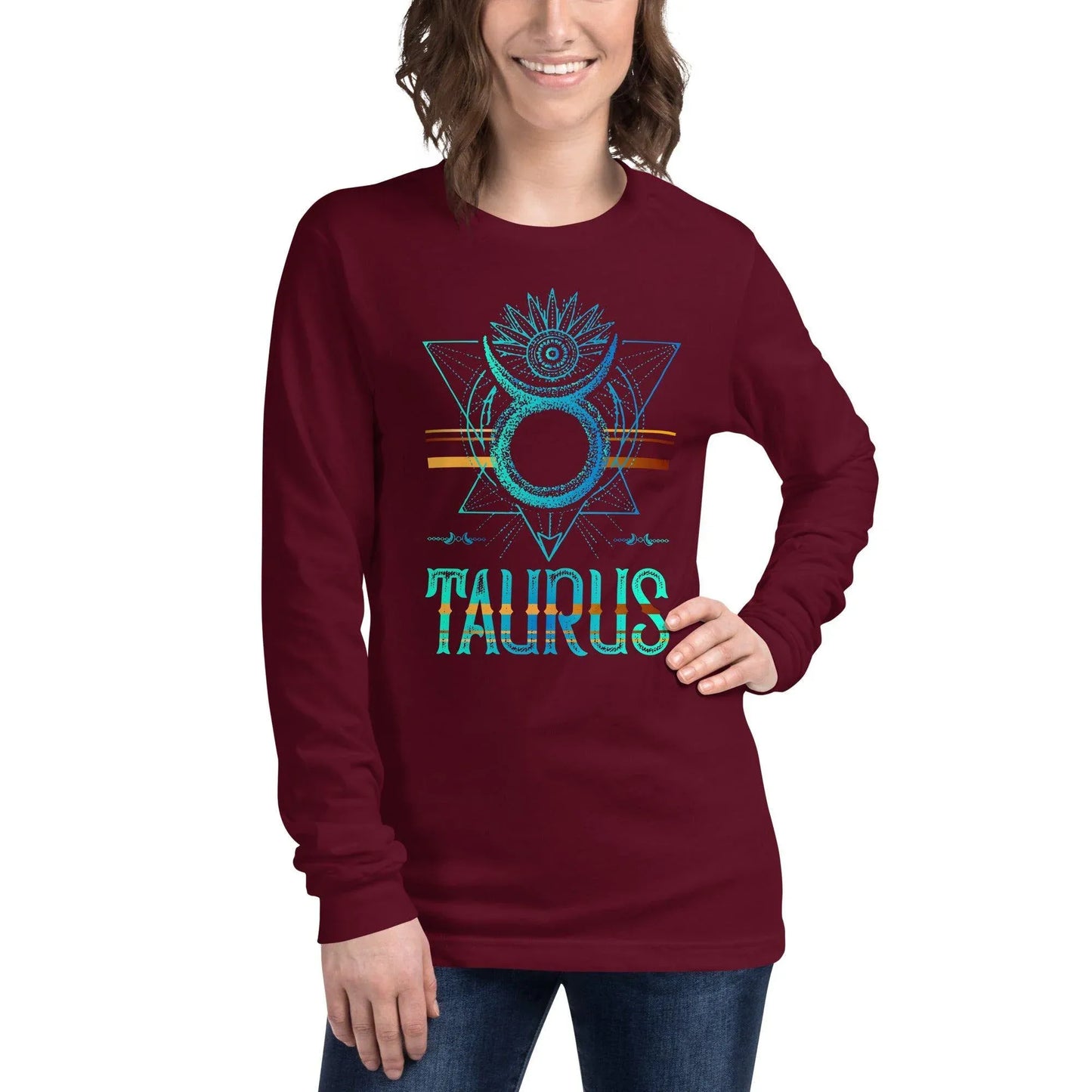 sternzeichen-stier-langarmshirt-langarmshirt-jlr-design-11 - JLR Design