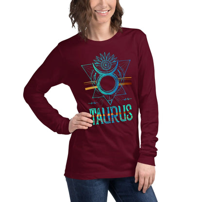 sternzeichen-stier-langarmshirt-langarmshirt-jlr-design-13 - JLR Design