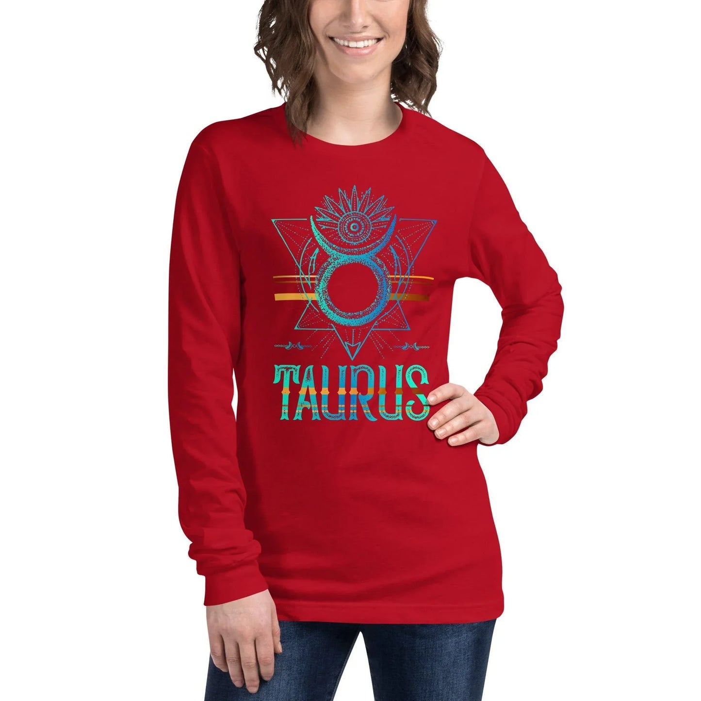 sternzeichen-stier-langarmshirt-langarmshirt-jlr-design-14 - JLR Design