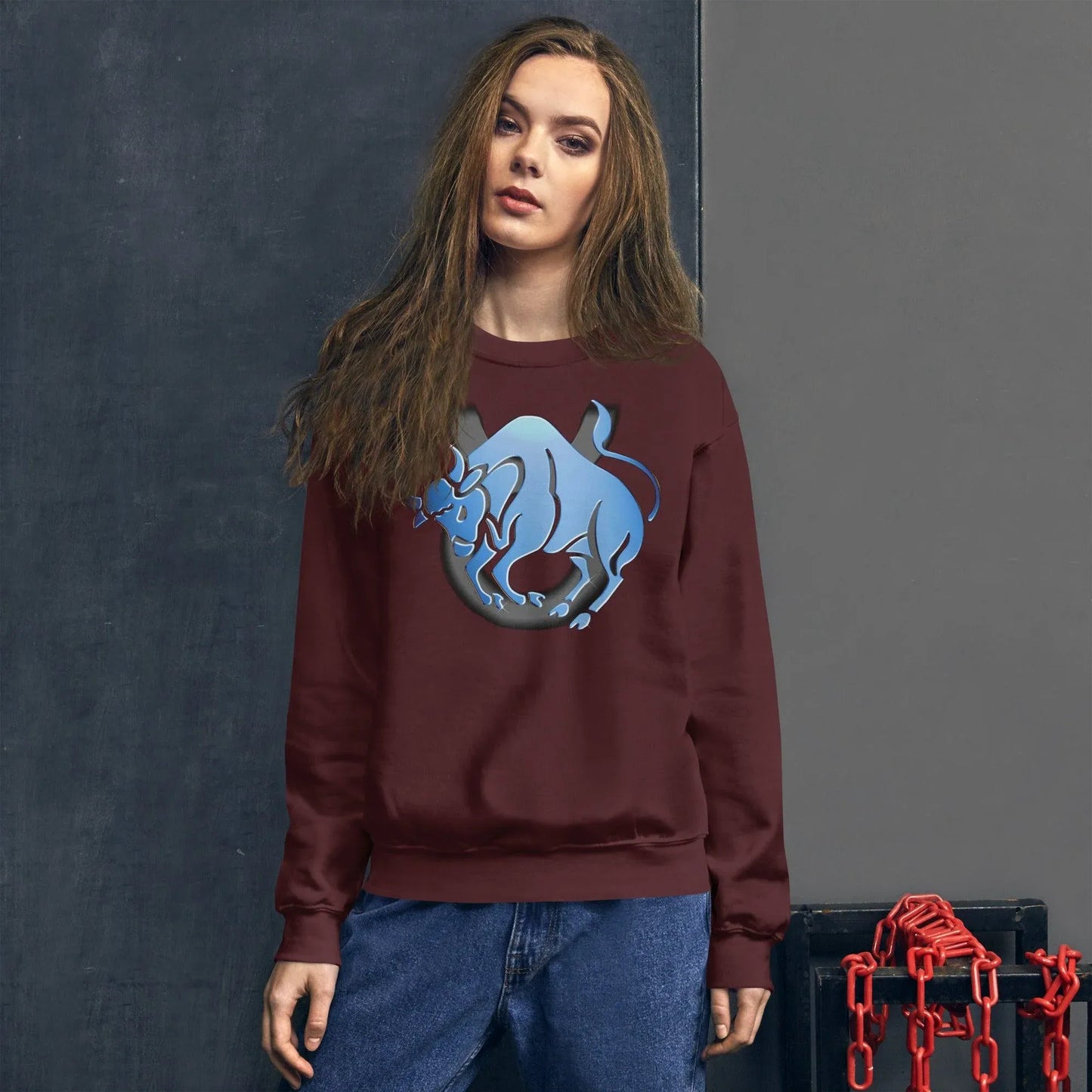sternzeichen-stier-unisex-pullover-pullover-jlr-design-25582 - JLR Design