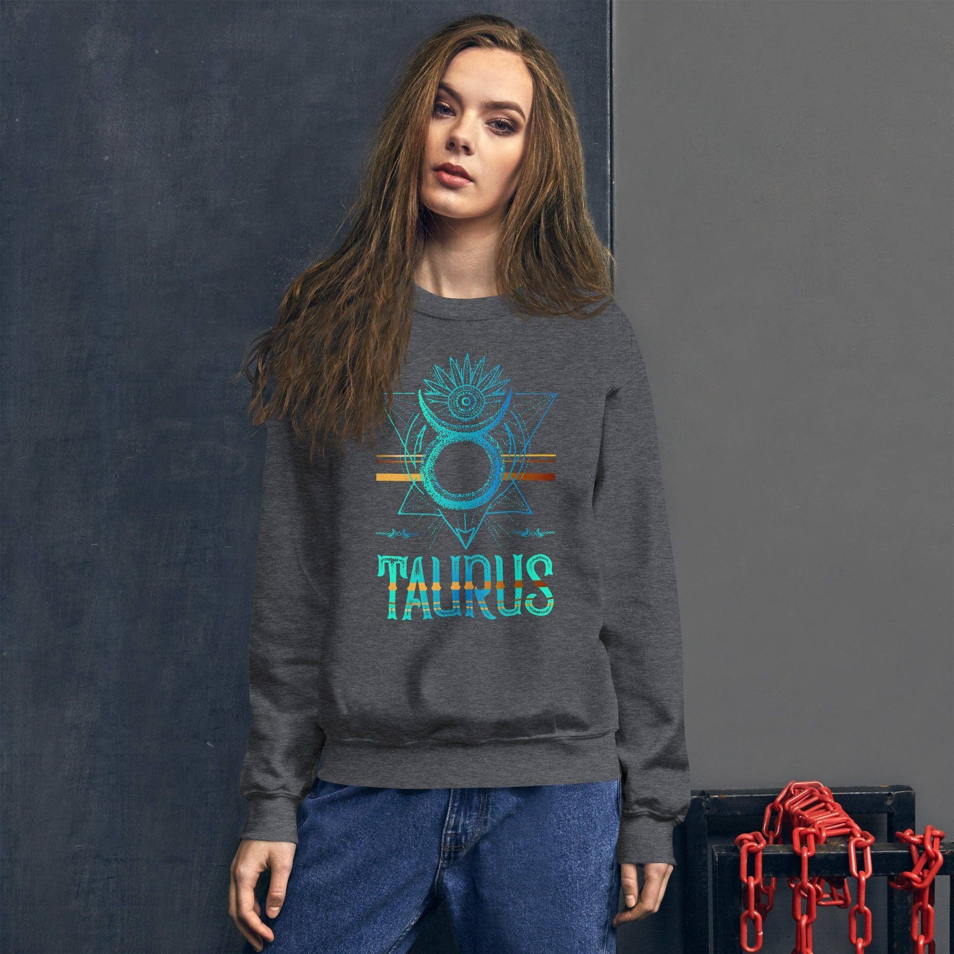 sternzeichen-stier-unisex-pullover-pullover-jlr-design-5 - JLR Design