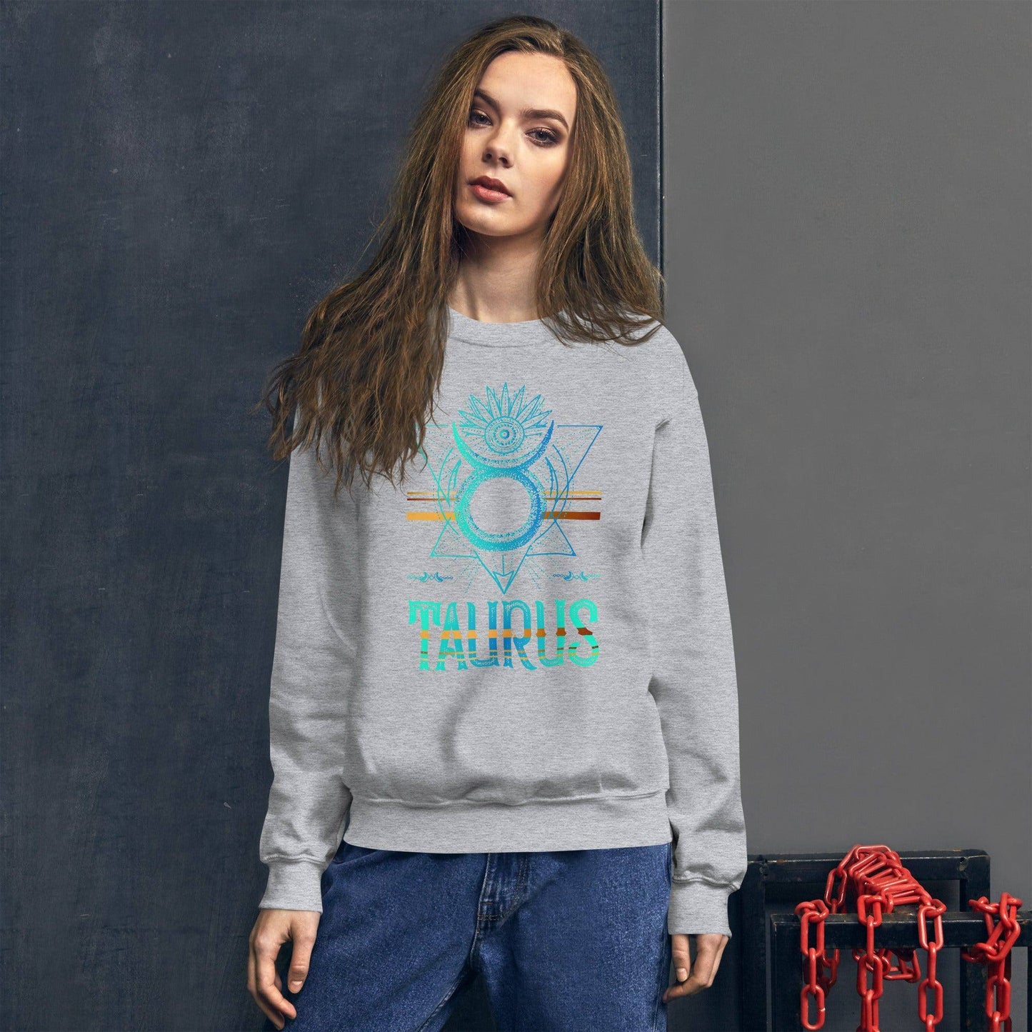 sternzeichen-stier-unisex-pullover-pullover-jlr-design-9 - JLR Design