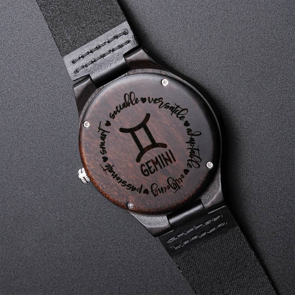 sternzeichen-symbol-zwillinge-holz-armbanduhr-watches-jlr-design-3 - JLR Design