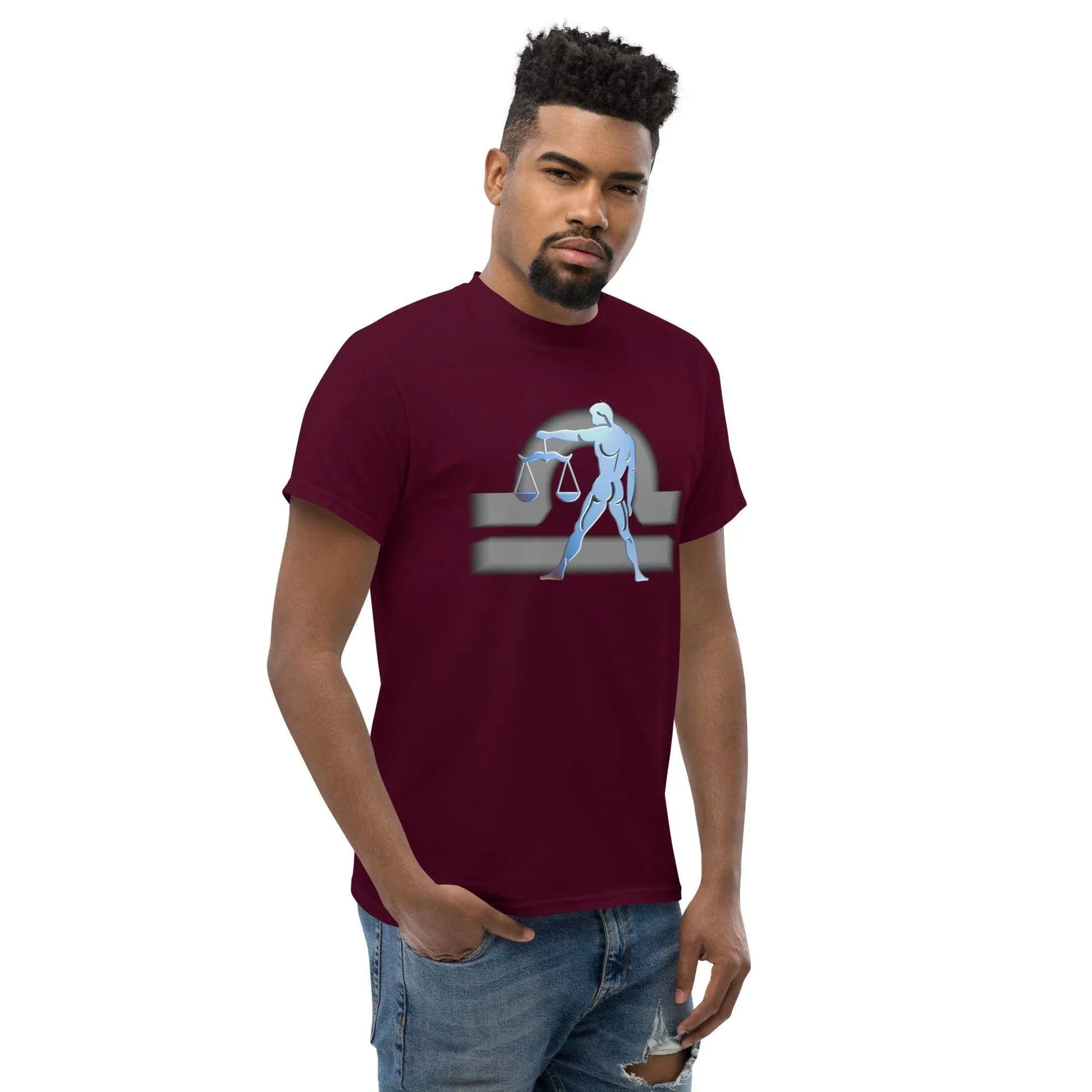 sternzeichen-waage-herren-t-shirt-jlr-design-t-shirt-4 - JLR Design