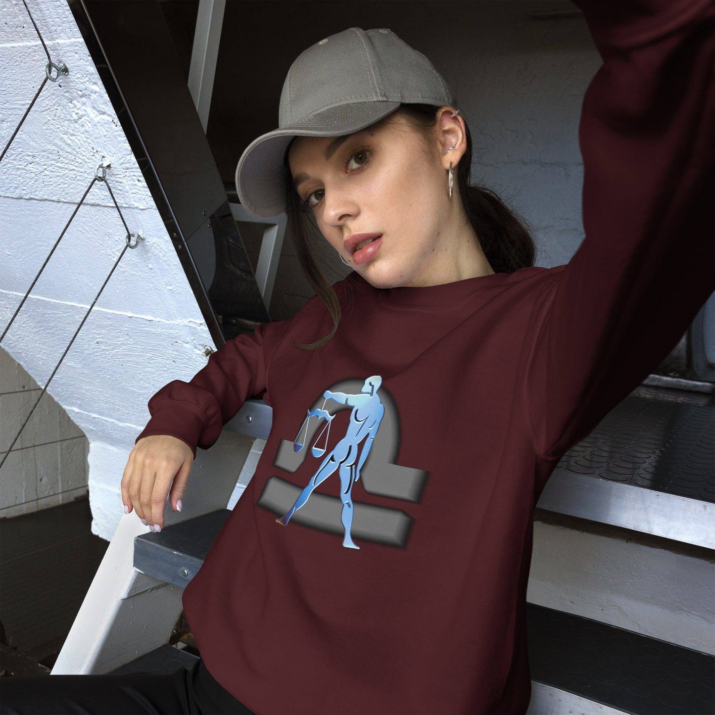 sternzeichen-waage-unisex-pullover-pullover-jlr-design-77359 - JLR Design