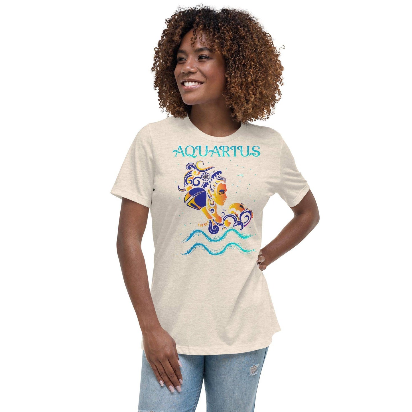 sternzeichen-wassermann-damen-t-shirt-t-shirt-jlr-design-13 - JLR Design
