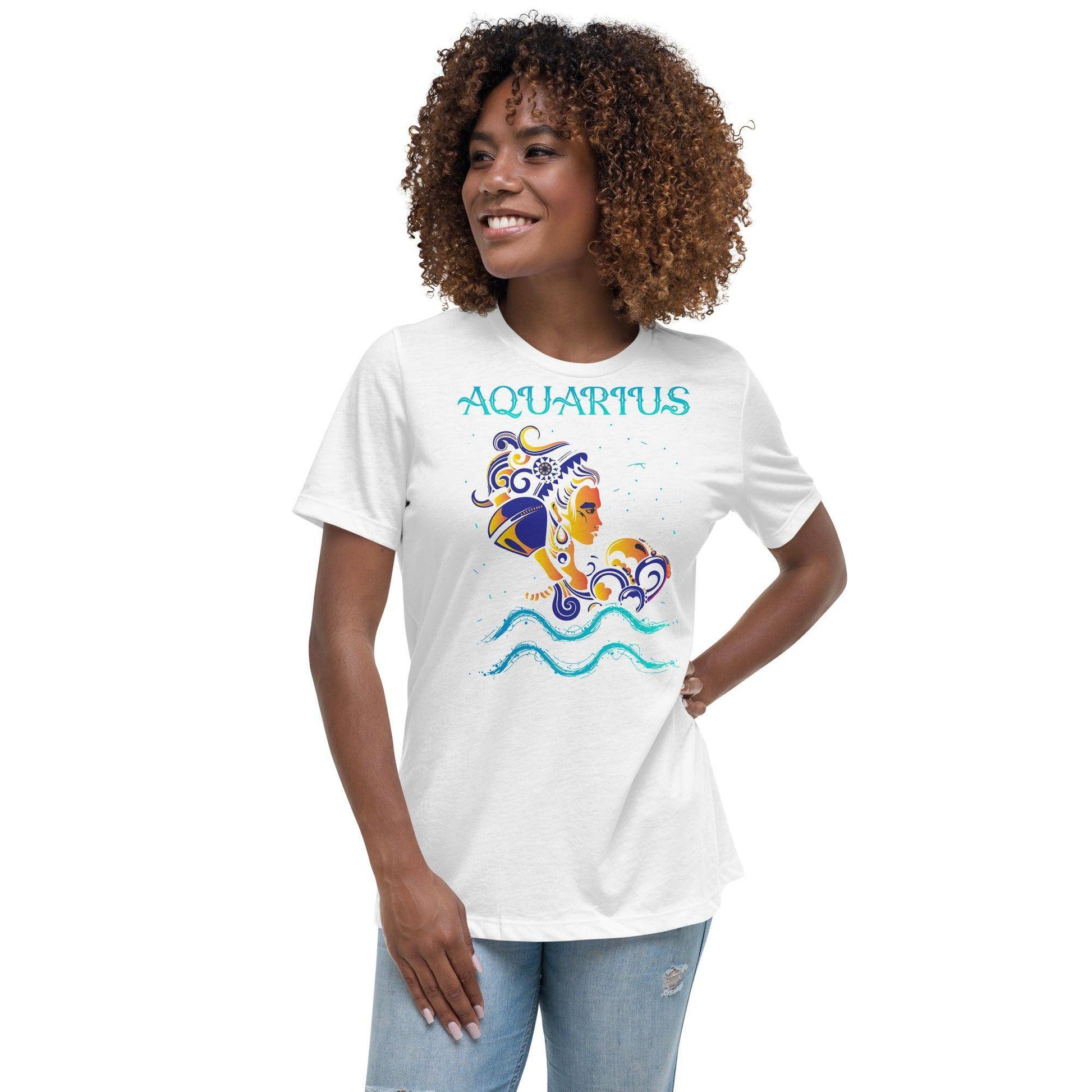 sternzeichen-wassermann-damen-t-shirt-t-shirt-jlr-design-15 - JLR Design
