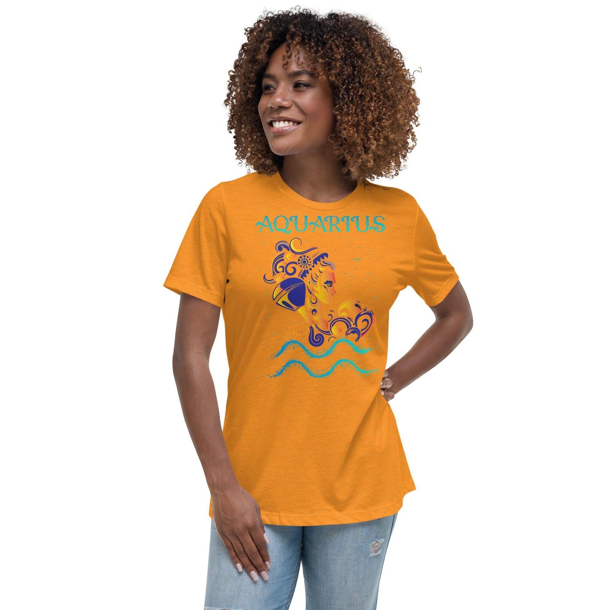 sternzeichen-wassermann-damen-t-shirt-t-shirt-jlr-design-7 - JLR Design