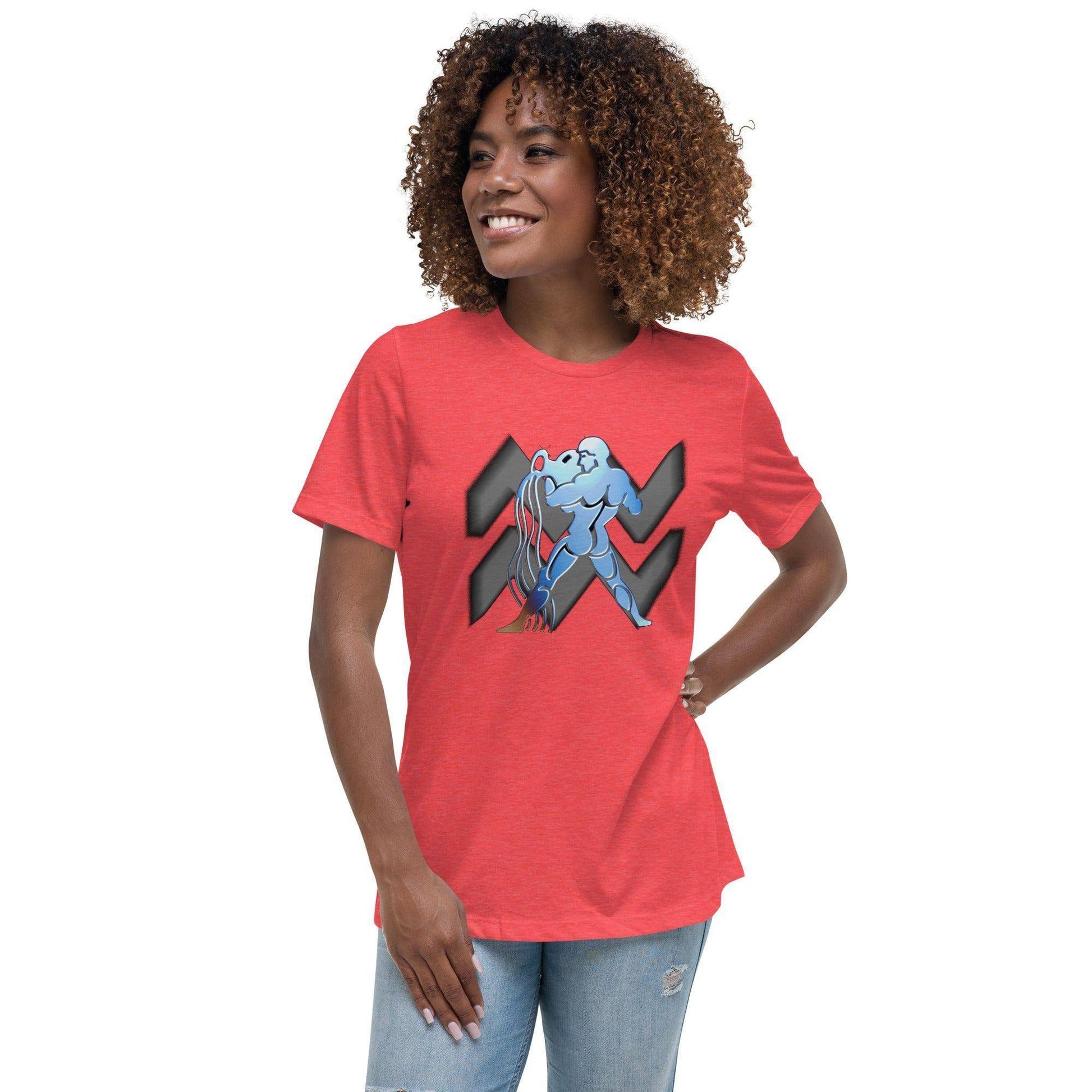 sternzeichen-wassermann-damen-t-shirt-t-shirt-jlr-design-79535 - JLR Design