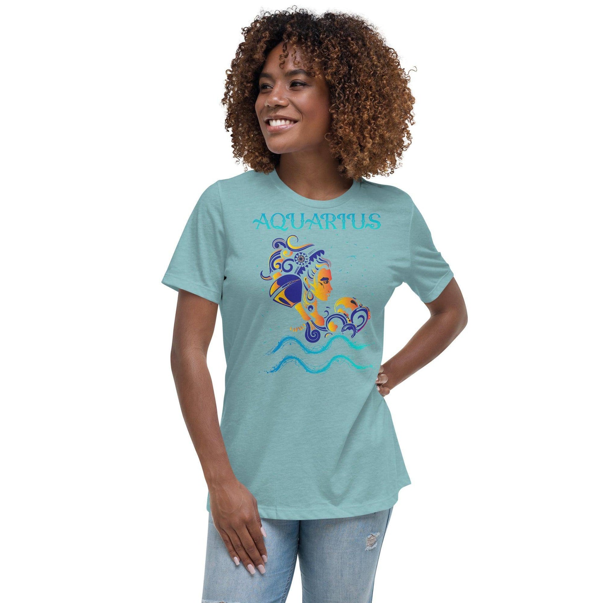 sternzeichen-wassermann-damen-t-shirt-t-shirt-jlr-design-8 - JLR Design